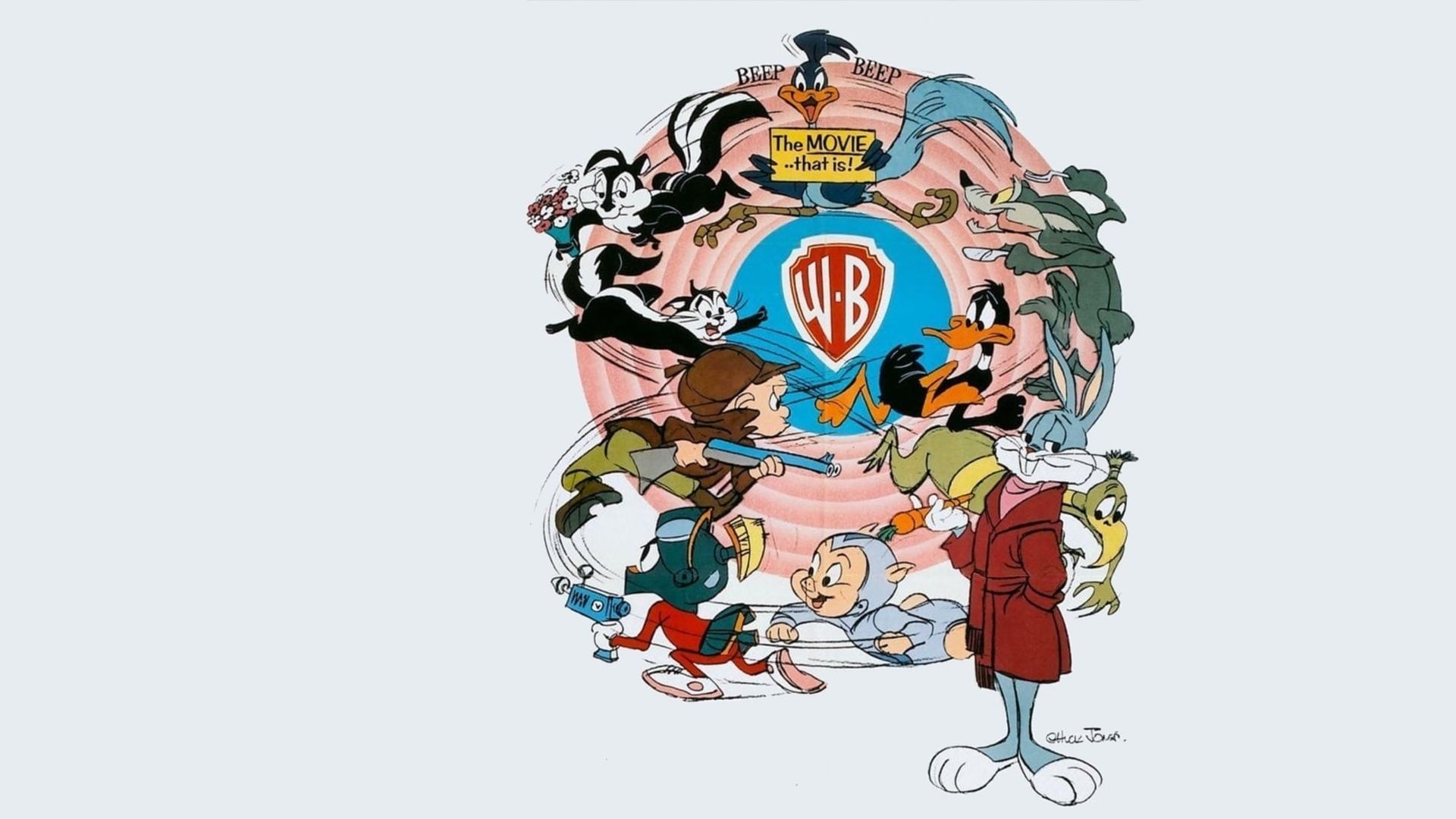 The Bugs Bunny/Road-Runner Movie background