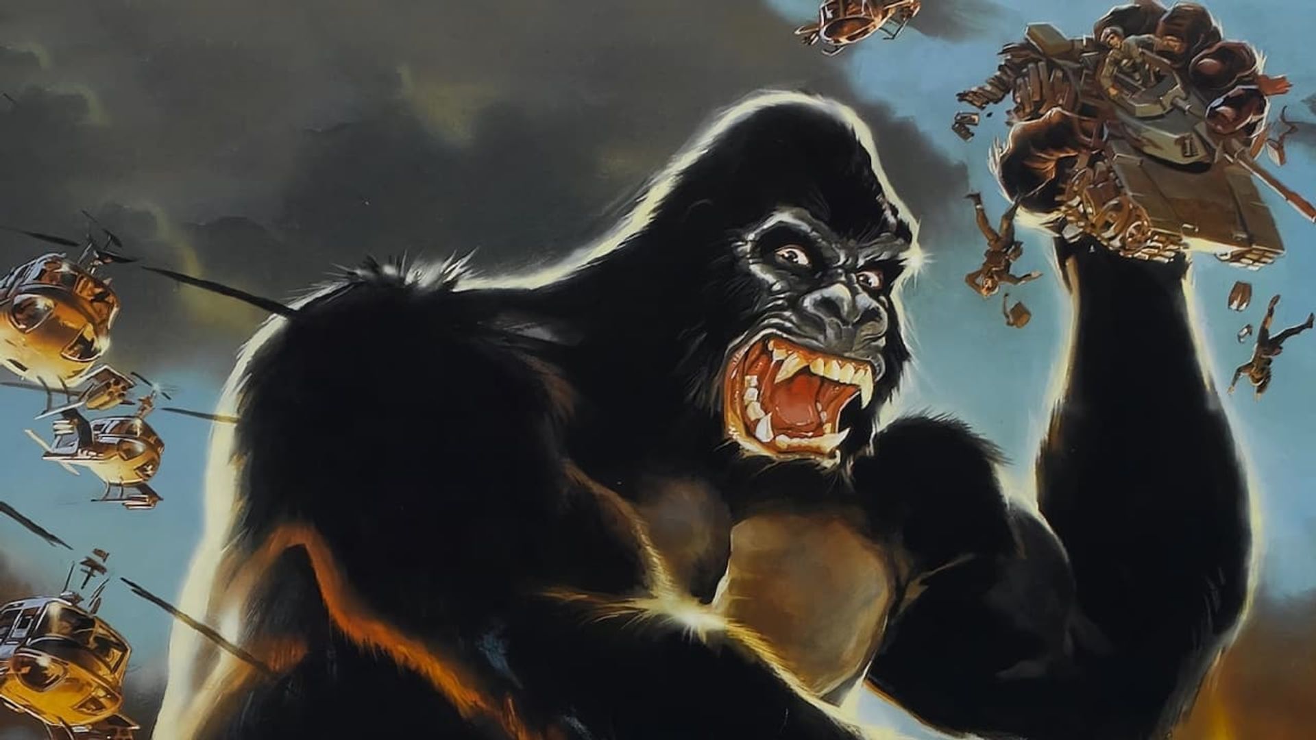 King Kong Lives background