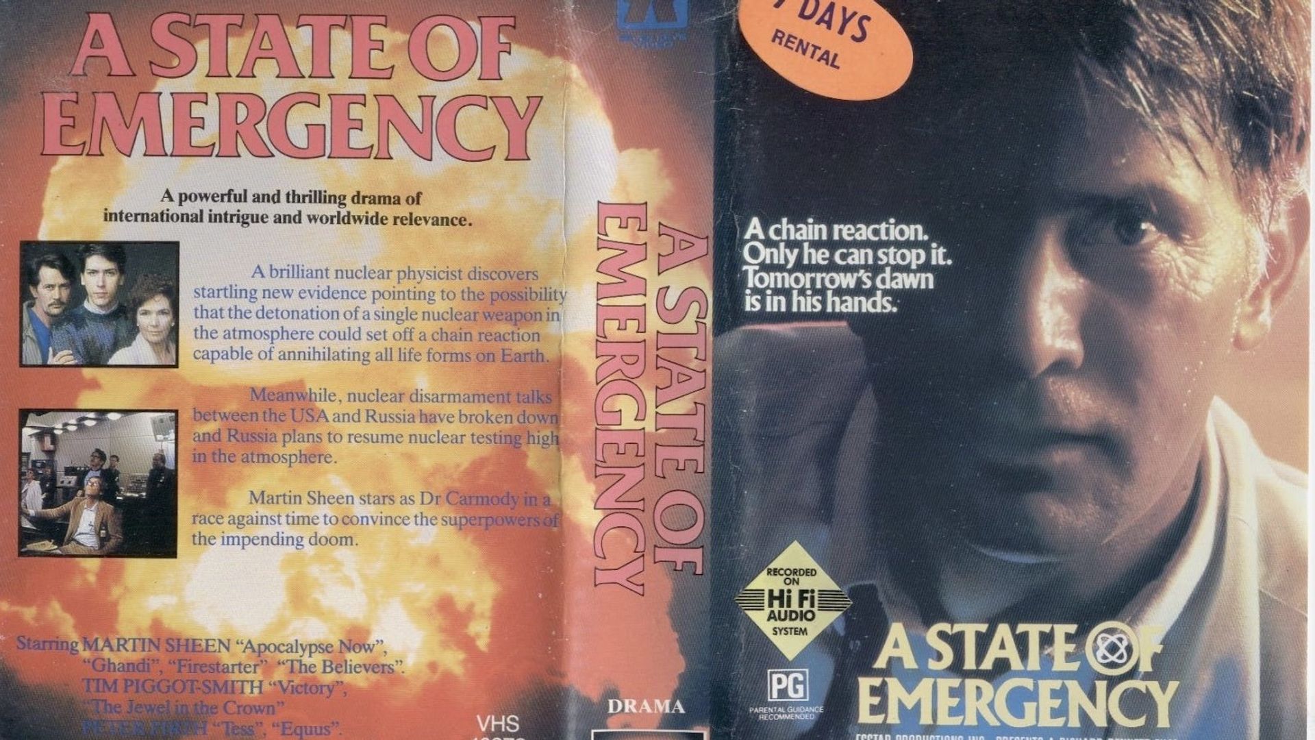 A State of Emergency background