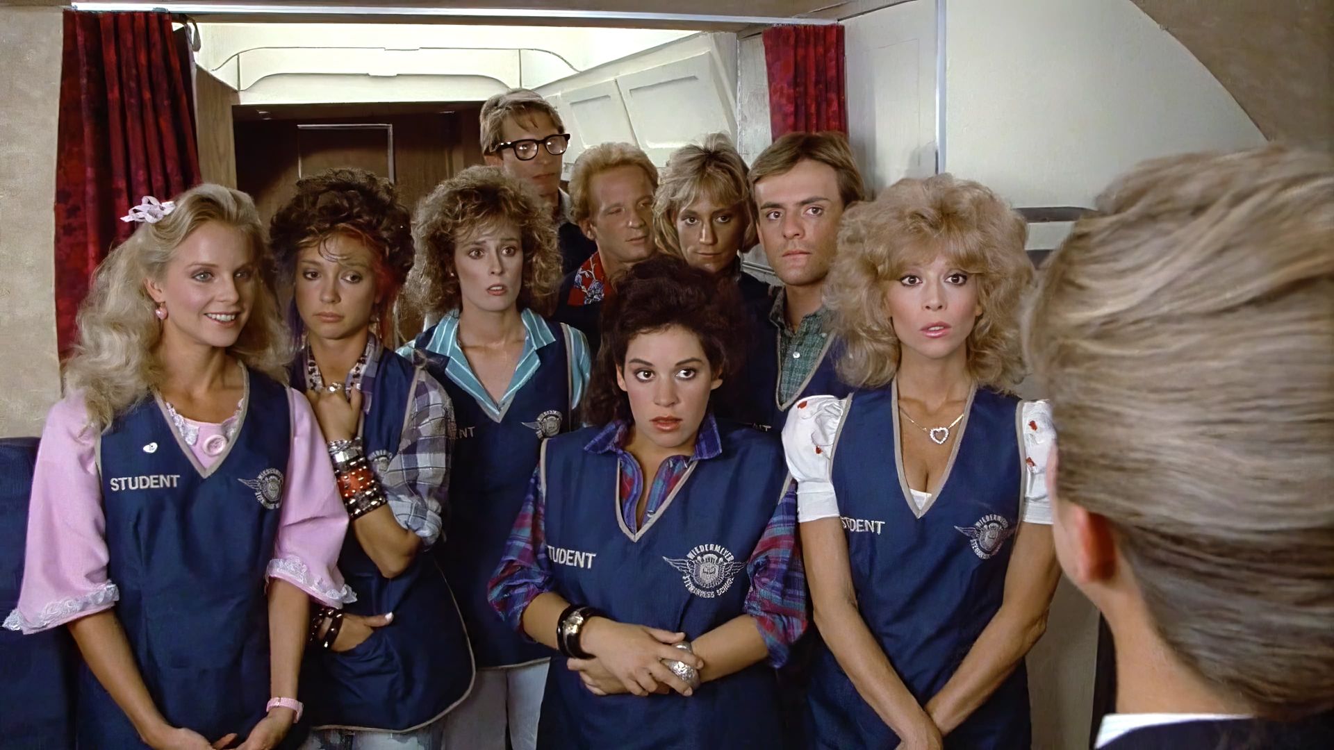 Stewardess School background