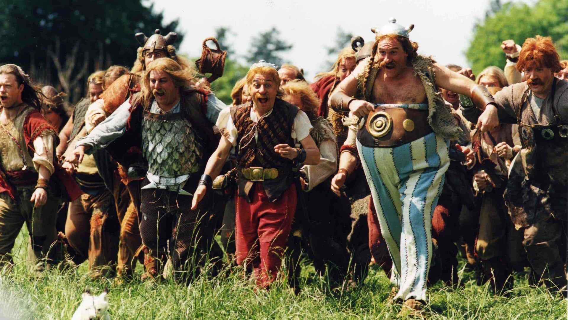 Asterix and Obelix vs. Caesar background