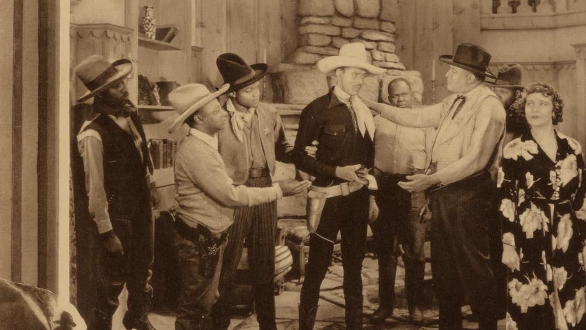Two-Gun Man from Harlem background