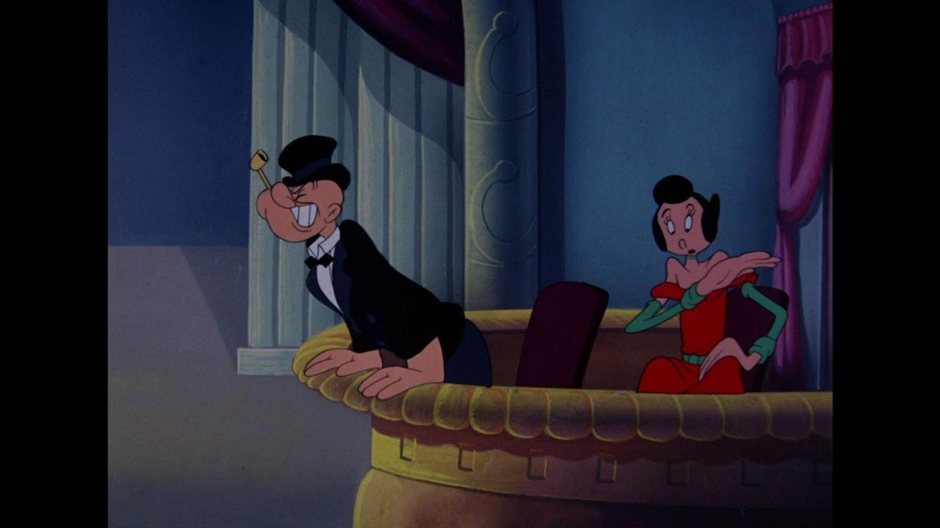 Popeye's Premiere background