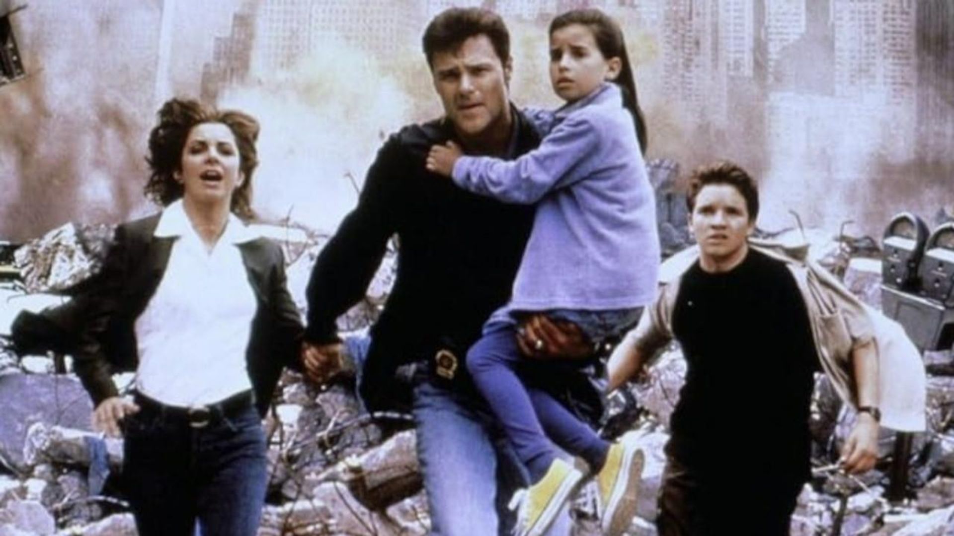 Earthquake in New York background