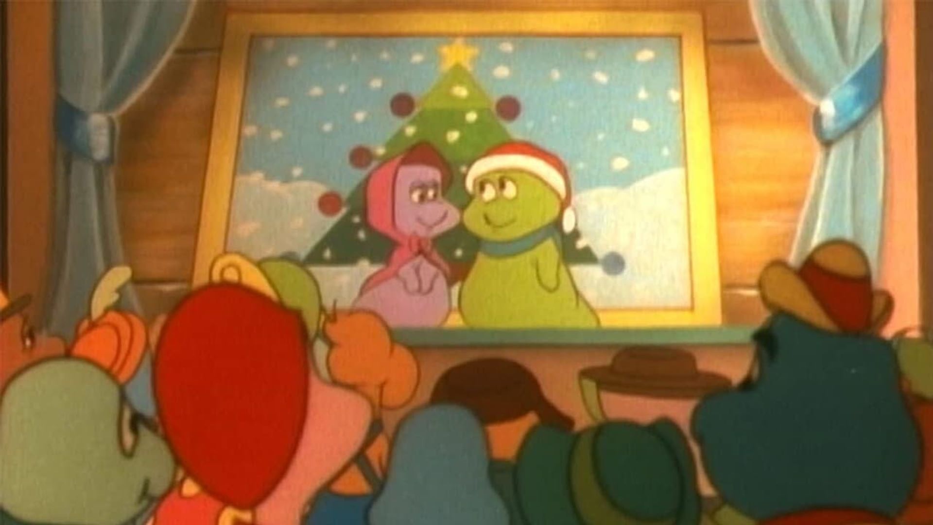 A Merry Mirthworm Christmas background