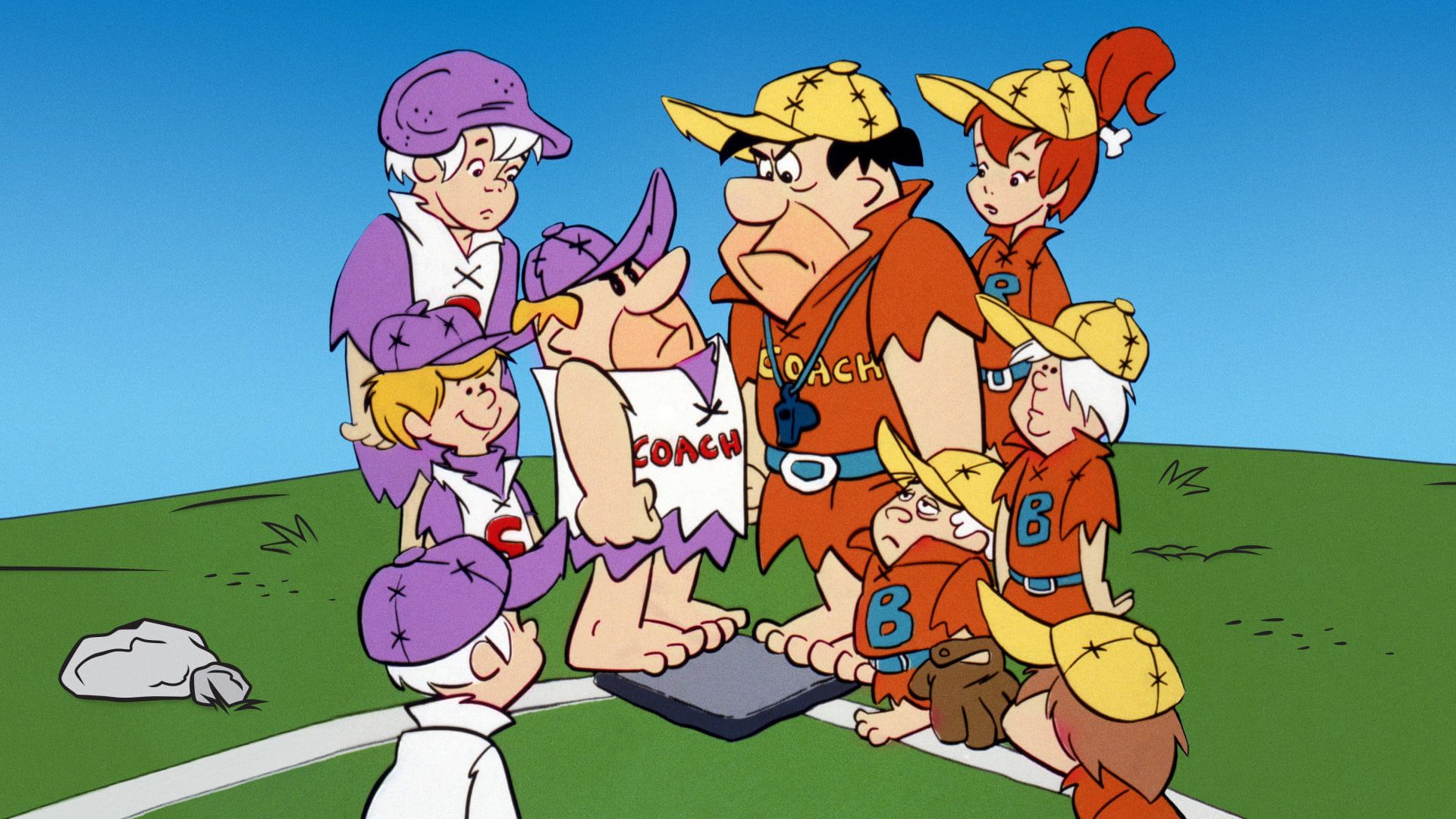 Flintstones Little Big League background