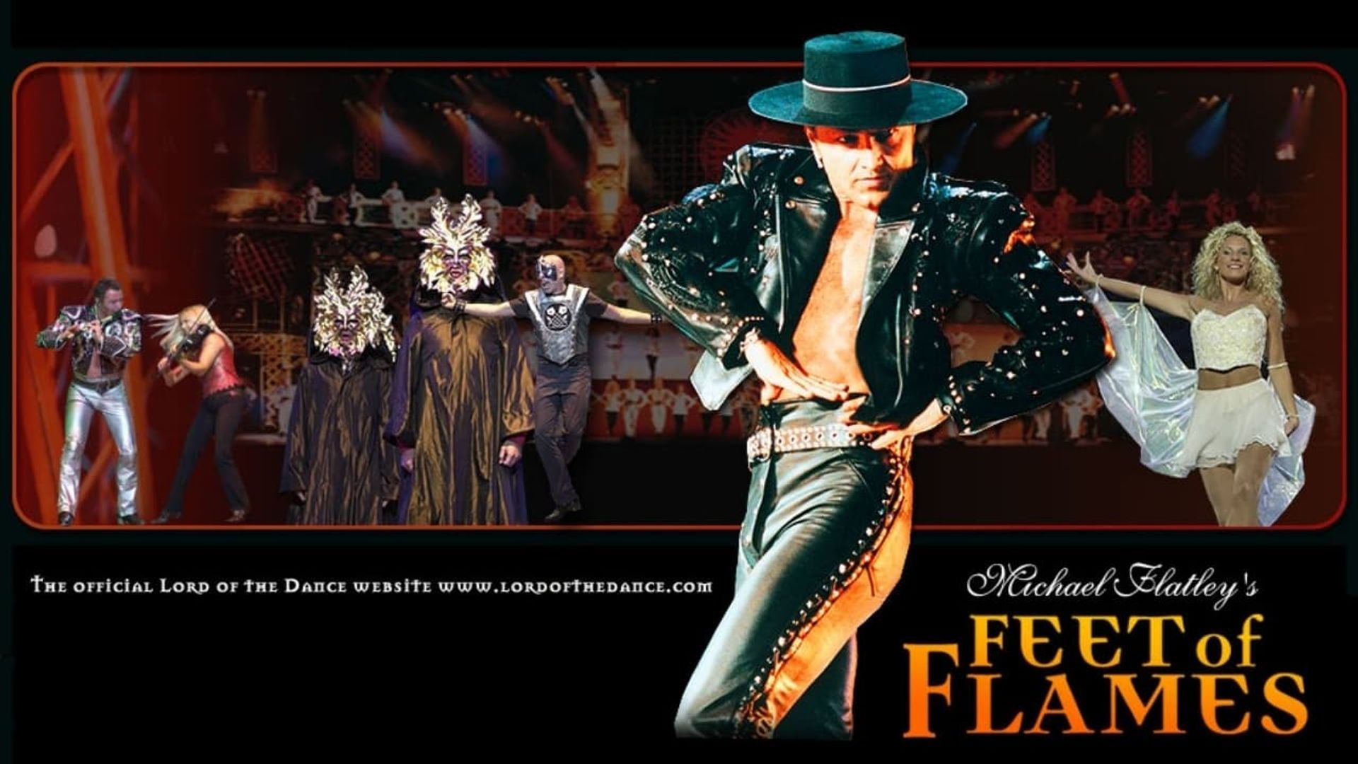 Feet of Flames background