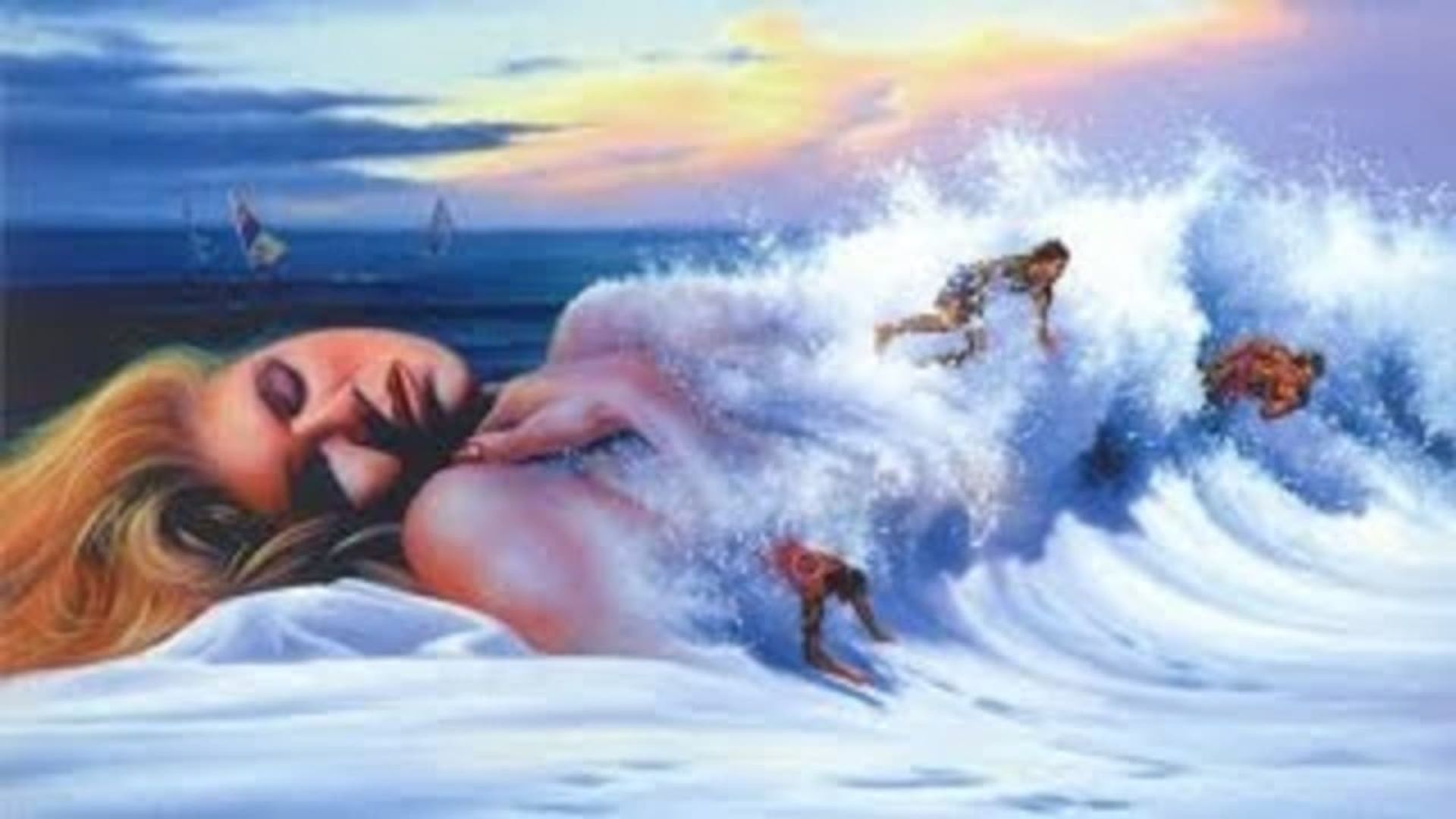 Passion and Romance: Ocean of Dreams background