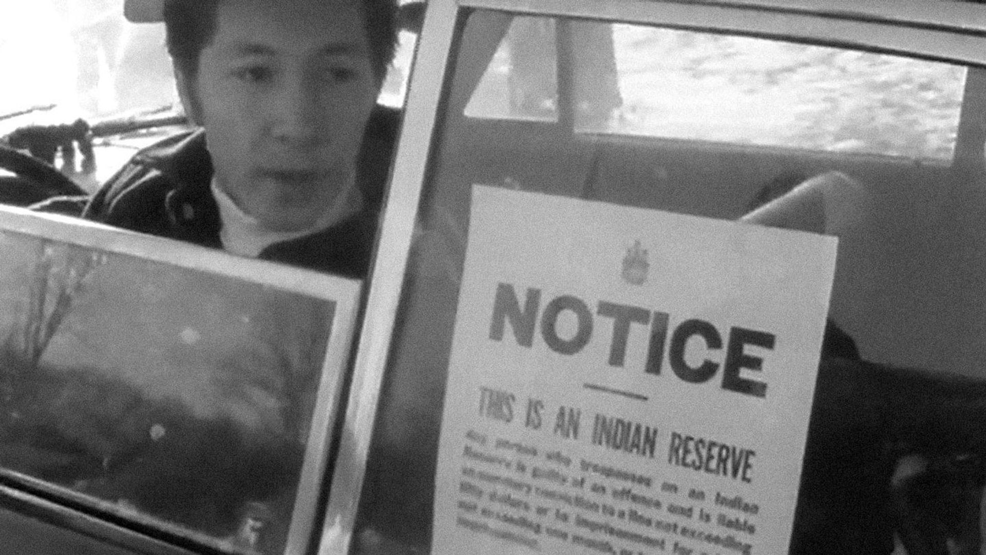 You Are on Indian Land background