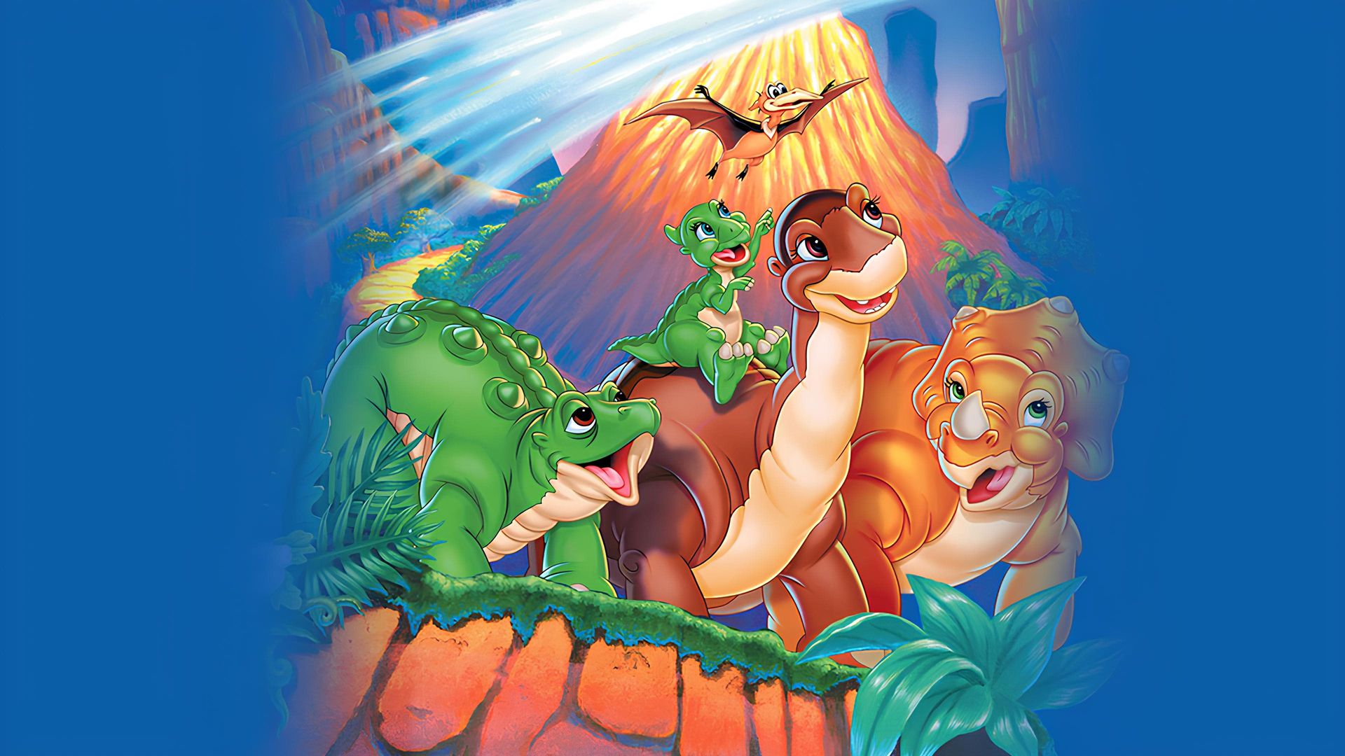 The Land Before Time VII: The Stone of Cold Fire background