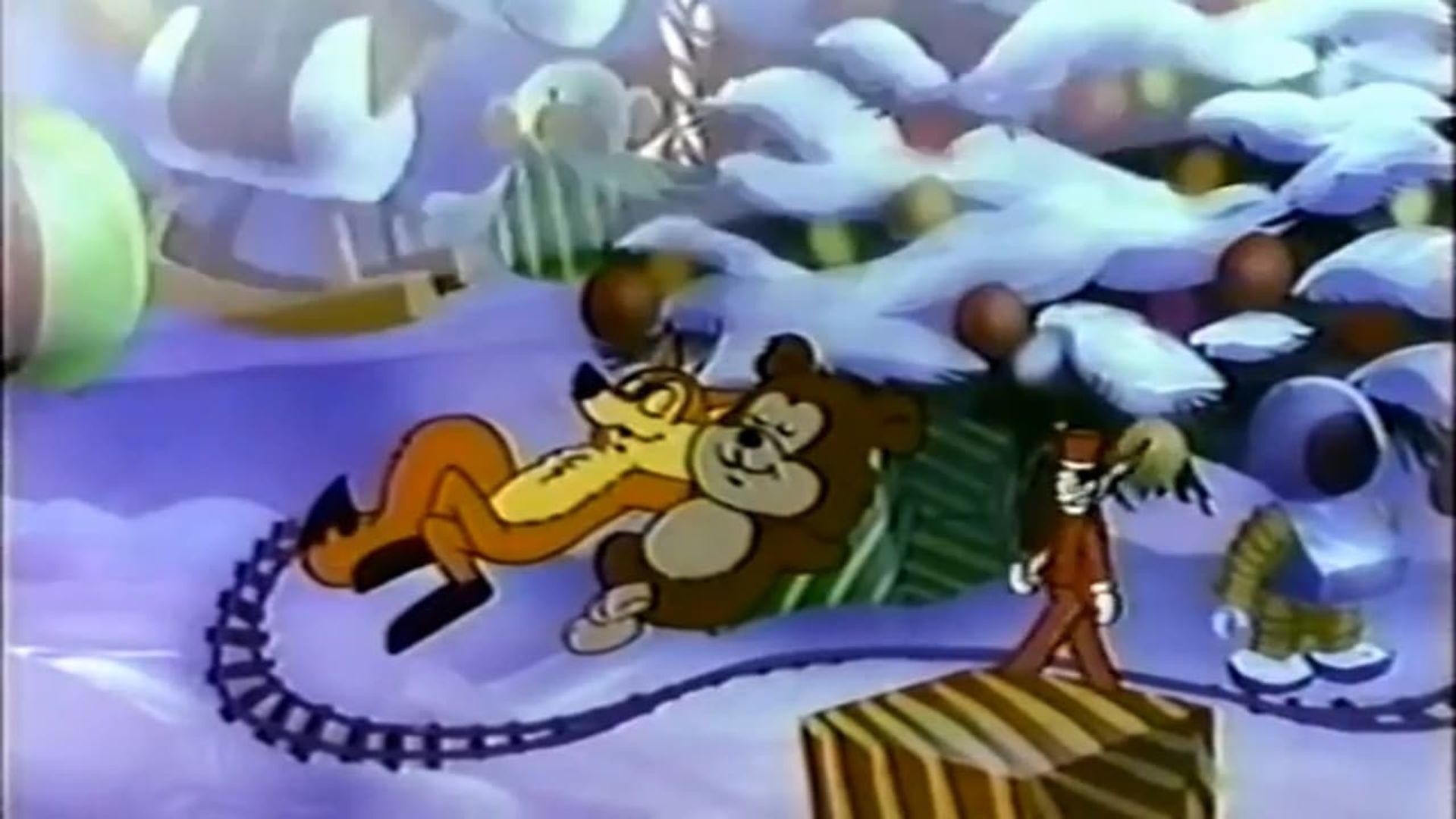 The Christmas Tree Train background
