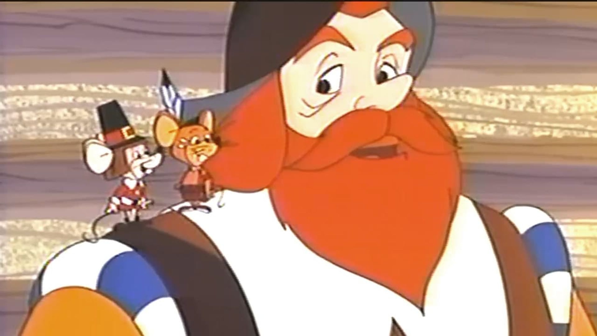 Mouse on the Mayflower background