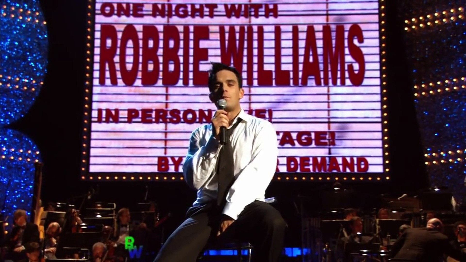 One Night with Robbie Williams background