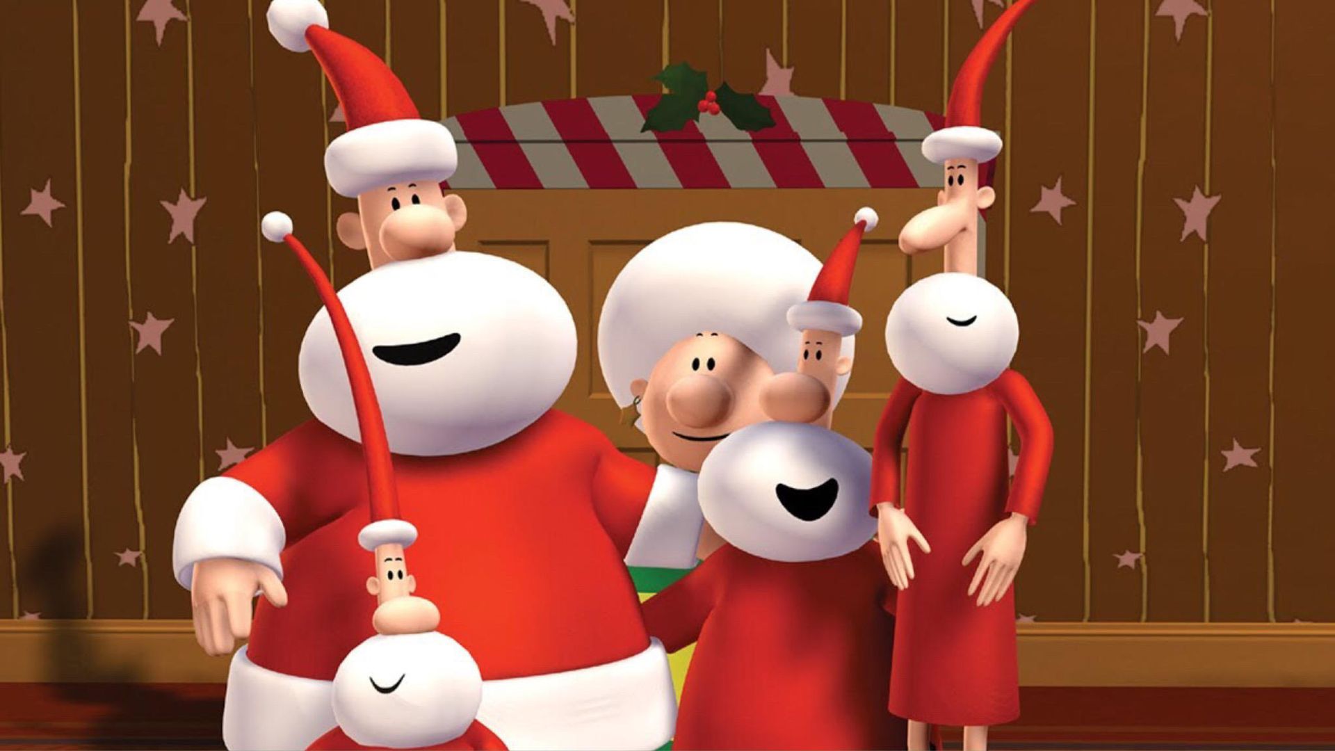 The Santa Claus Brothers background