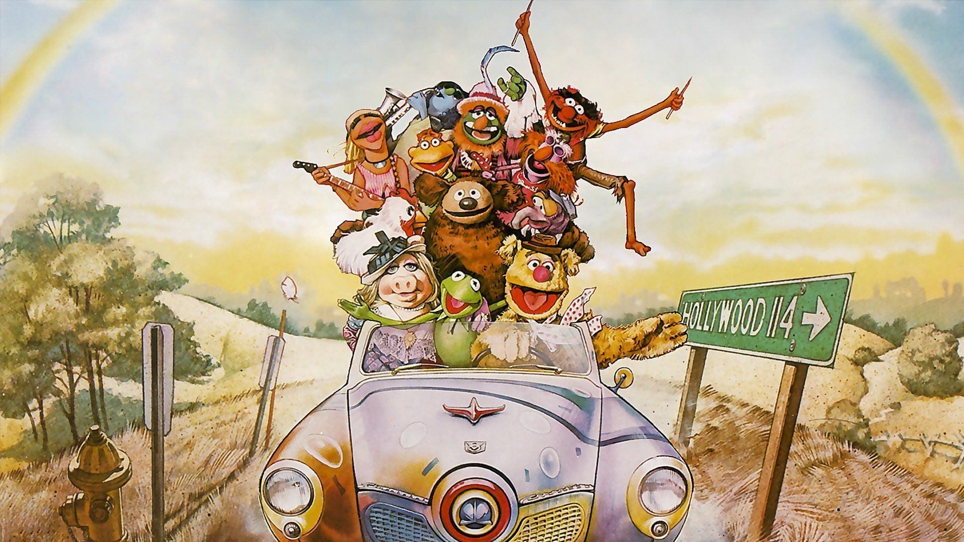 The Muppets Go Hollywood background