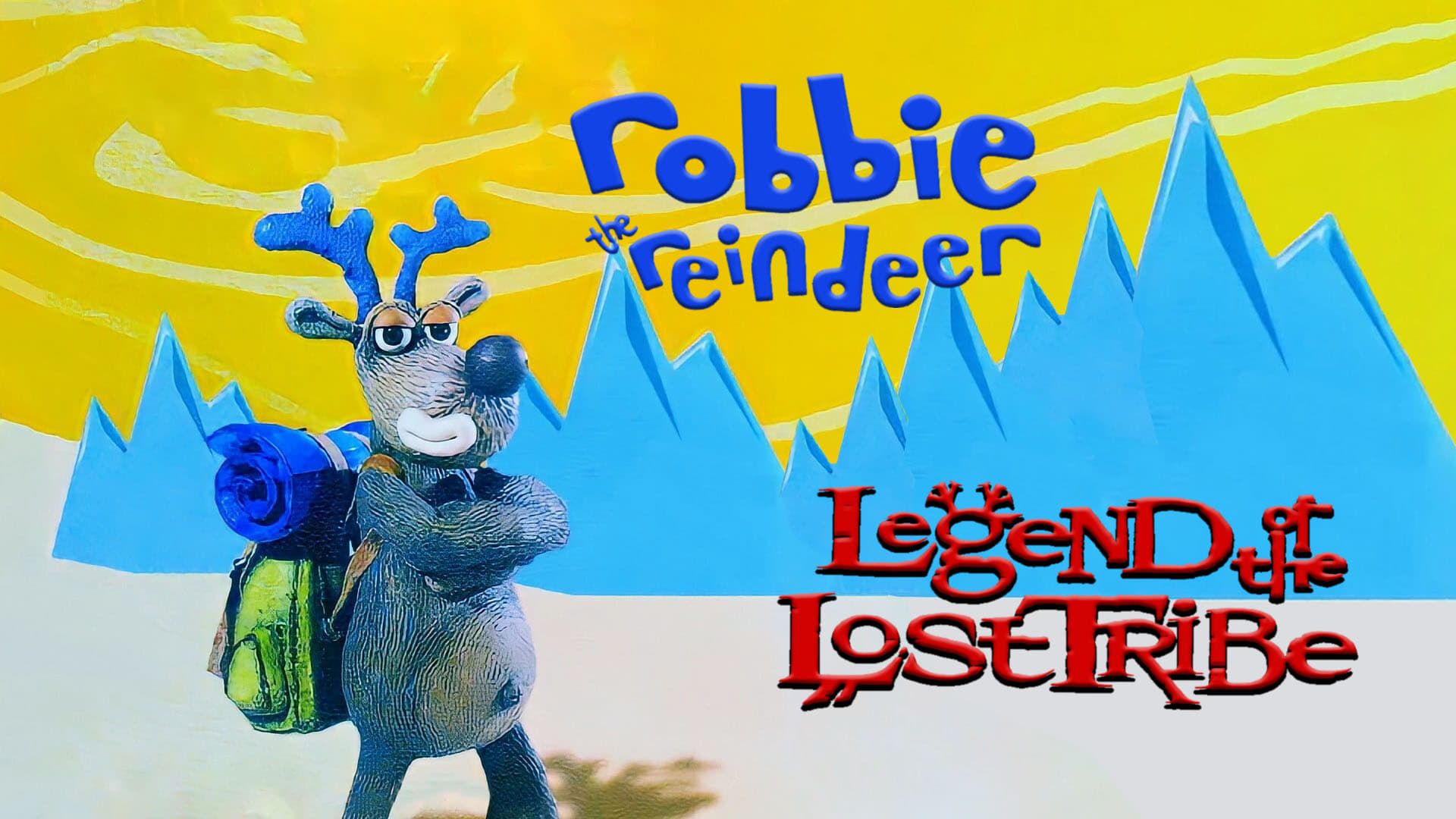 Robbie the Reindeer in Legend of the Lost Tribe background