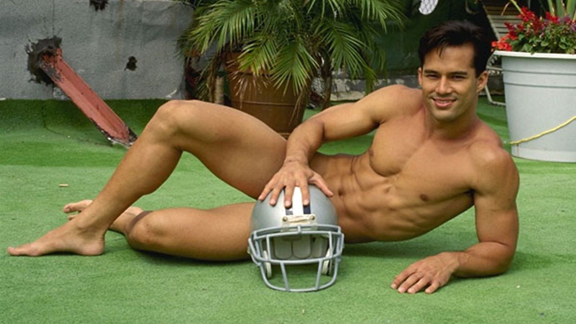 Naked Football League background