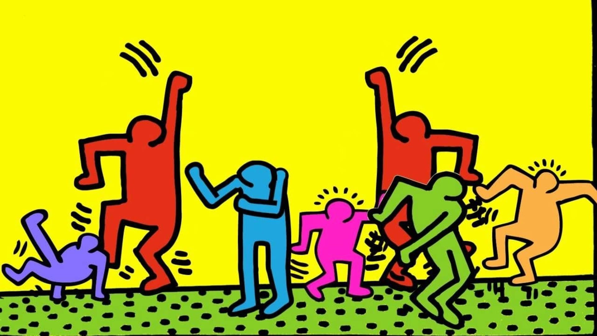 Drawing the Line: A Portrait of Keith Haring background