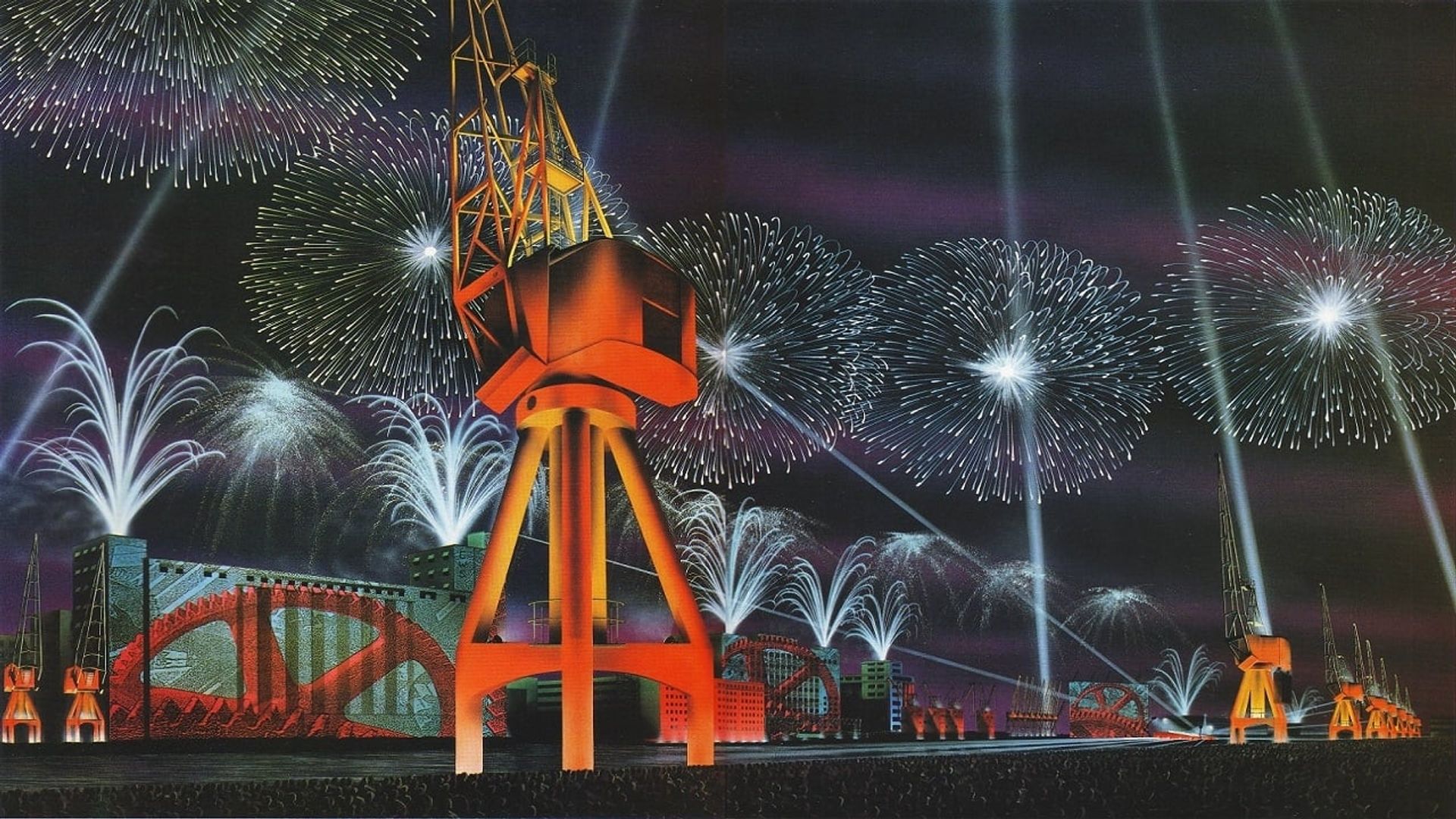 Jean-Michel Jarre Destination Docklands background
