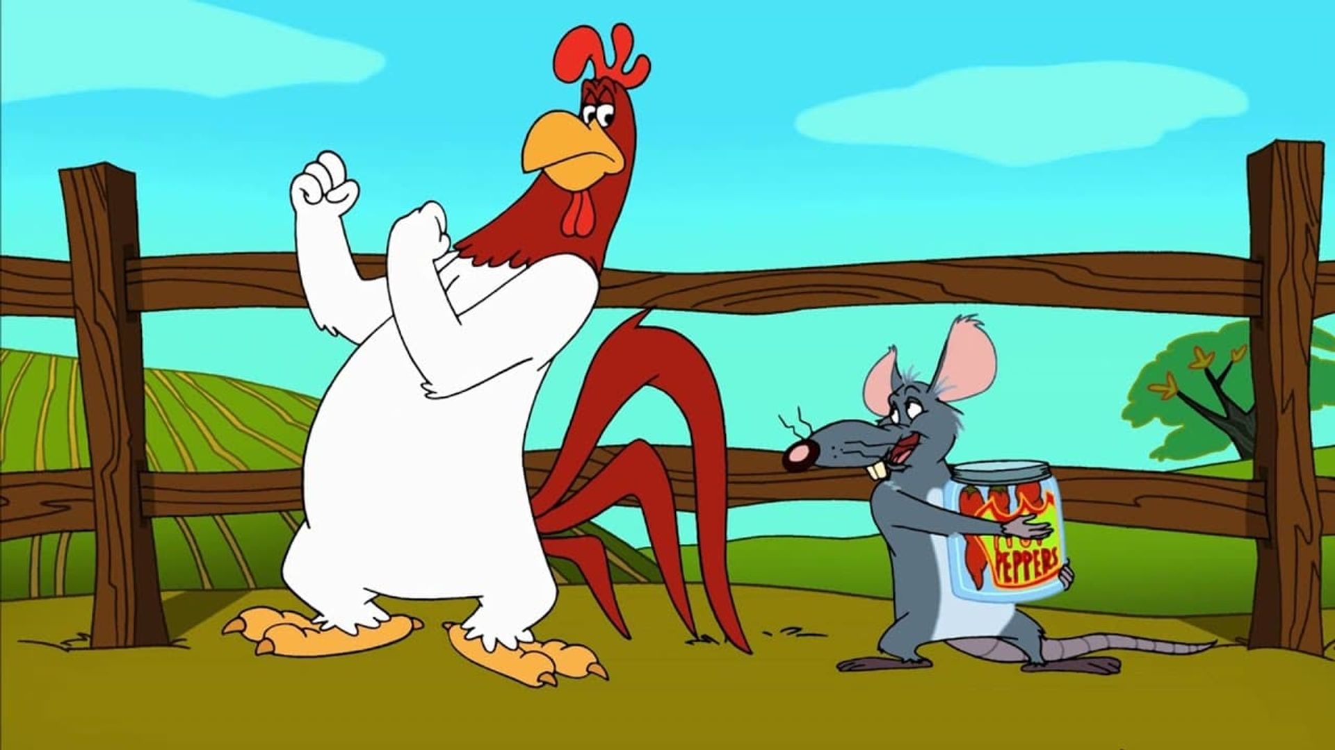 Cock-a-Doodle-Duel background
