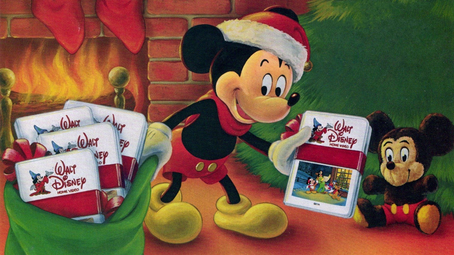 A Walt Disney Christmas background