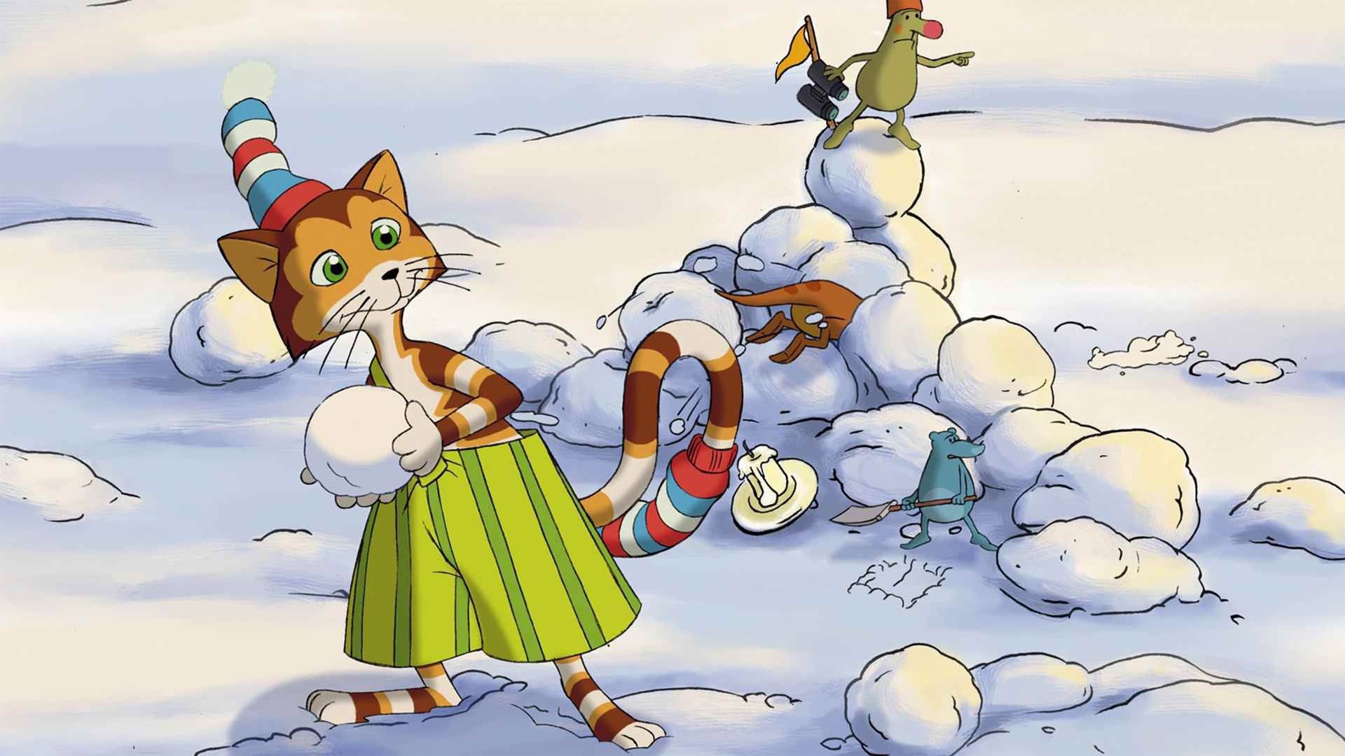 Pettson & Findus - Tomtemaskinen background