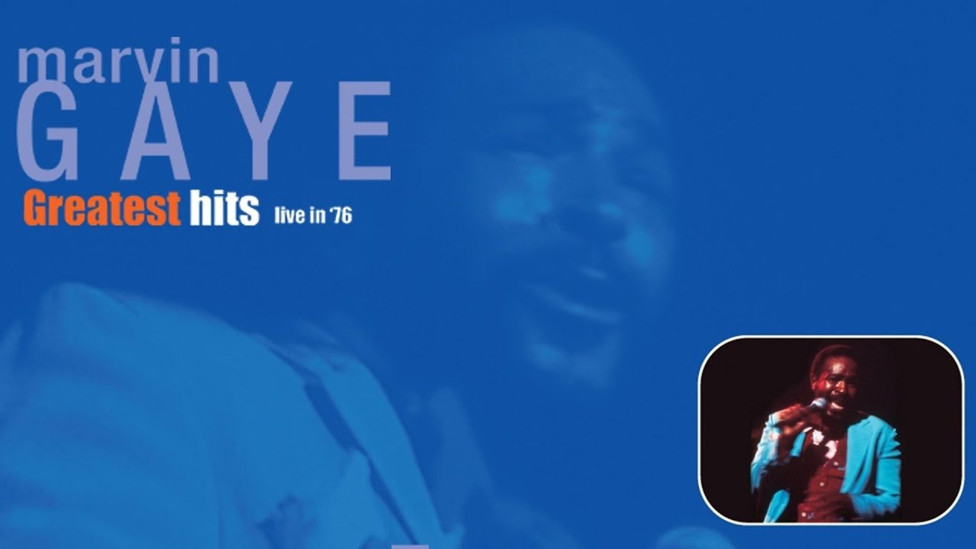 Marvin Gaye: Greatest Hits Live 76 background