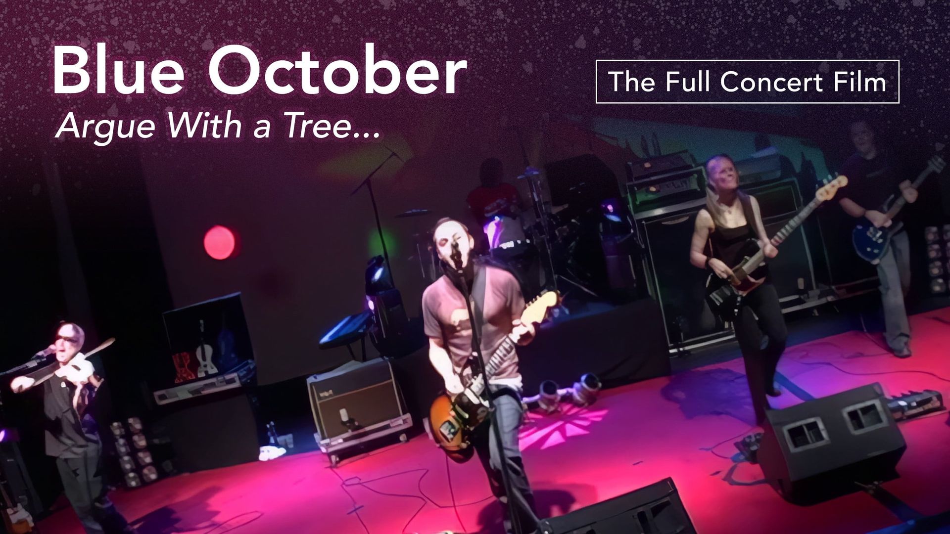 Blue October: Argue with a Tree background