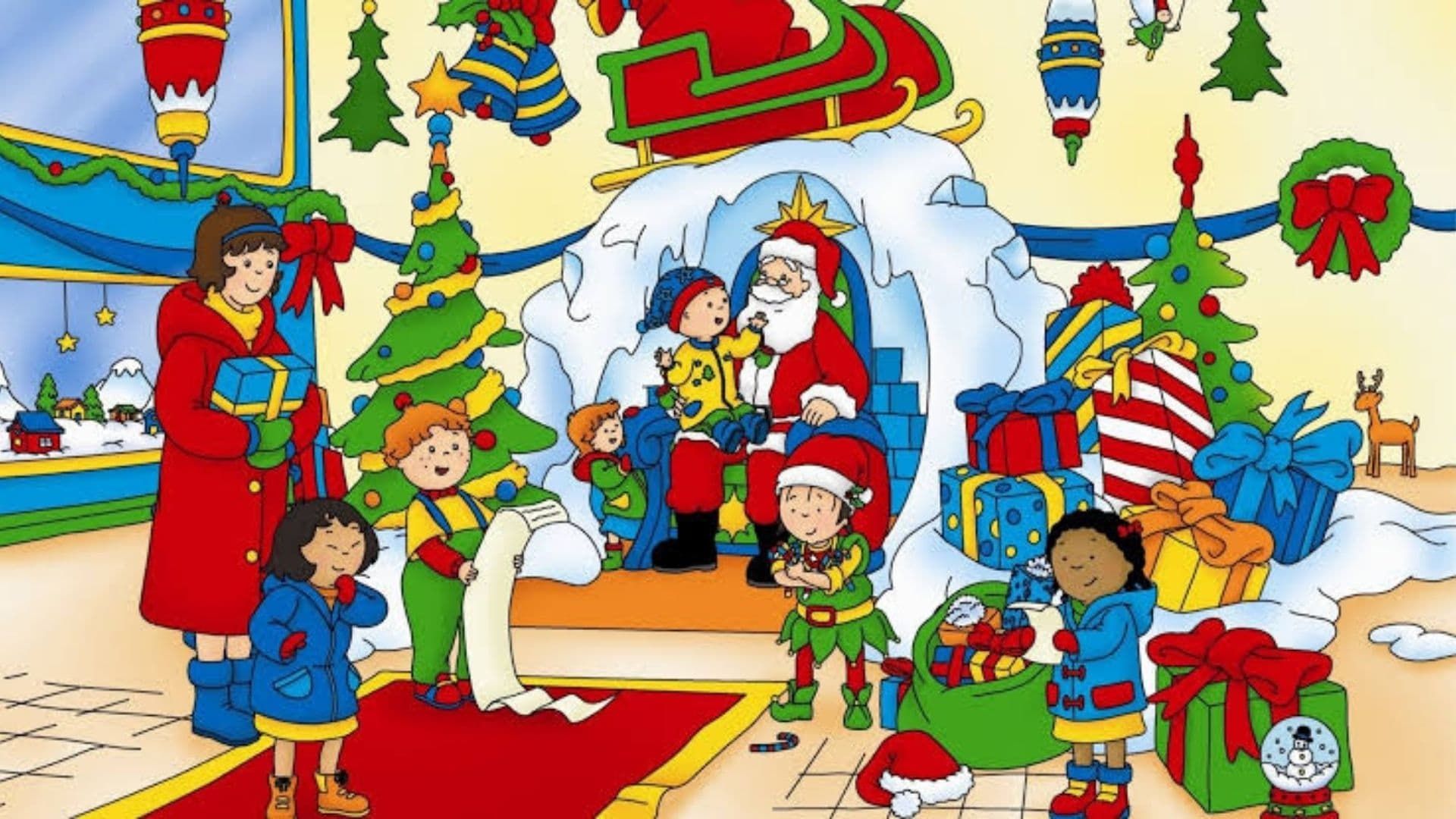 Caillou's Holiday Movie background
