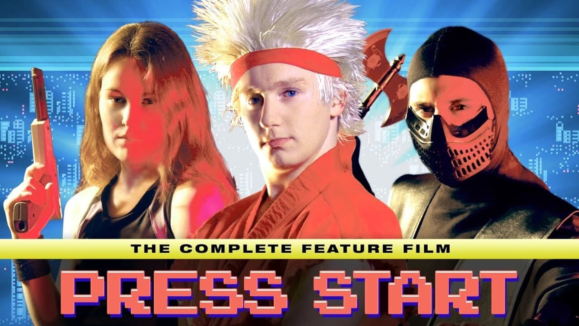 Press Start background