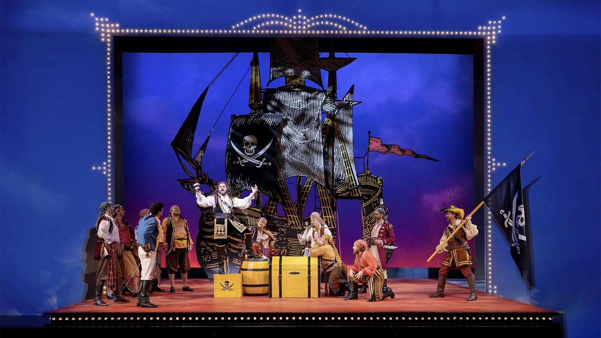 The Pirates of Penzance background