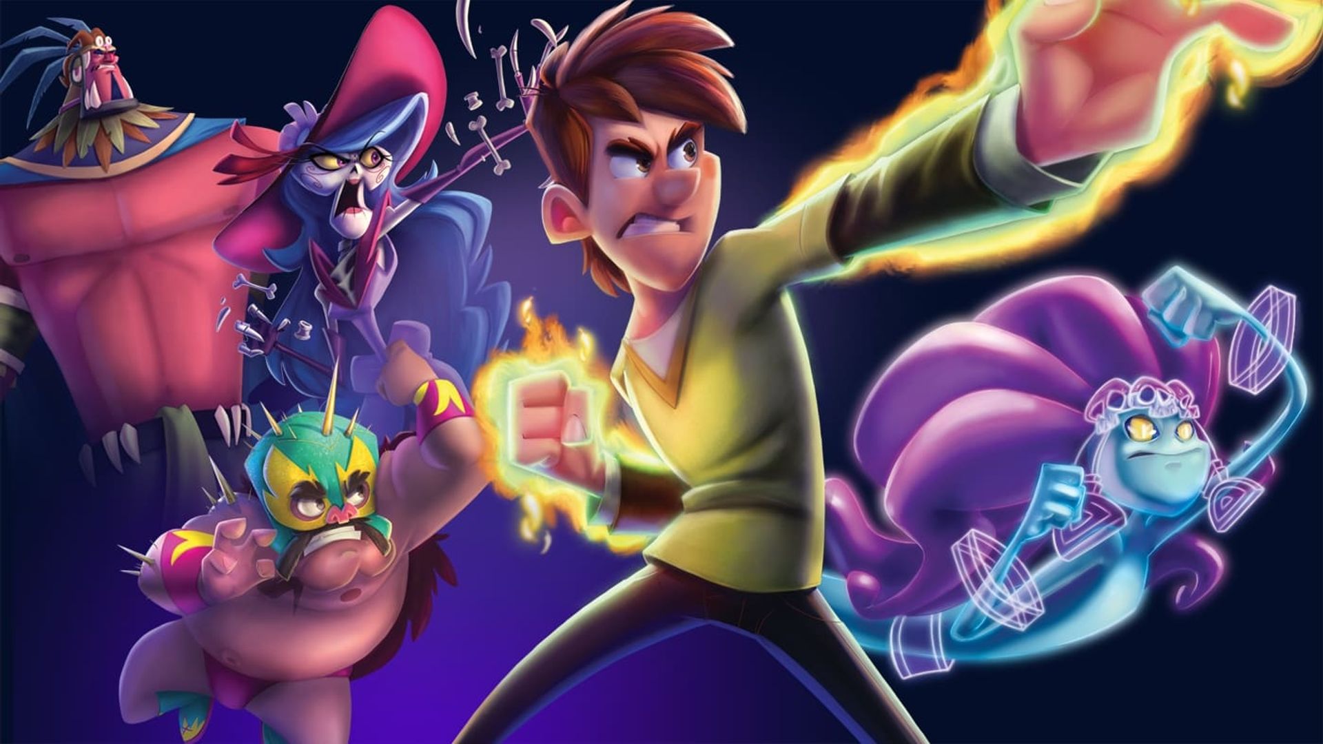 The League of 5 background