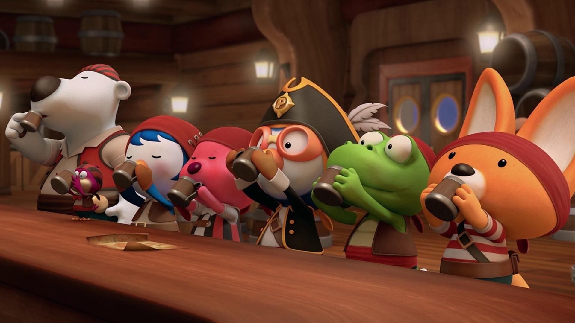 Pororo 5: Treasure Island Adventure background