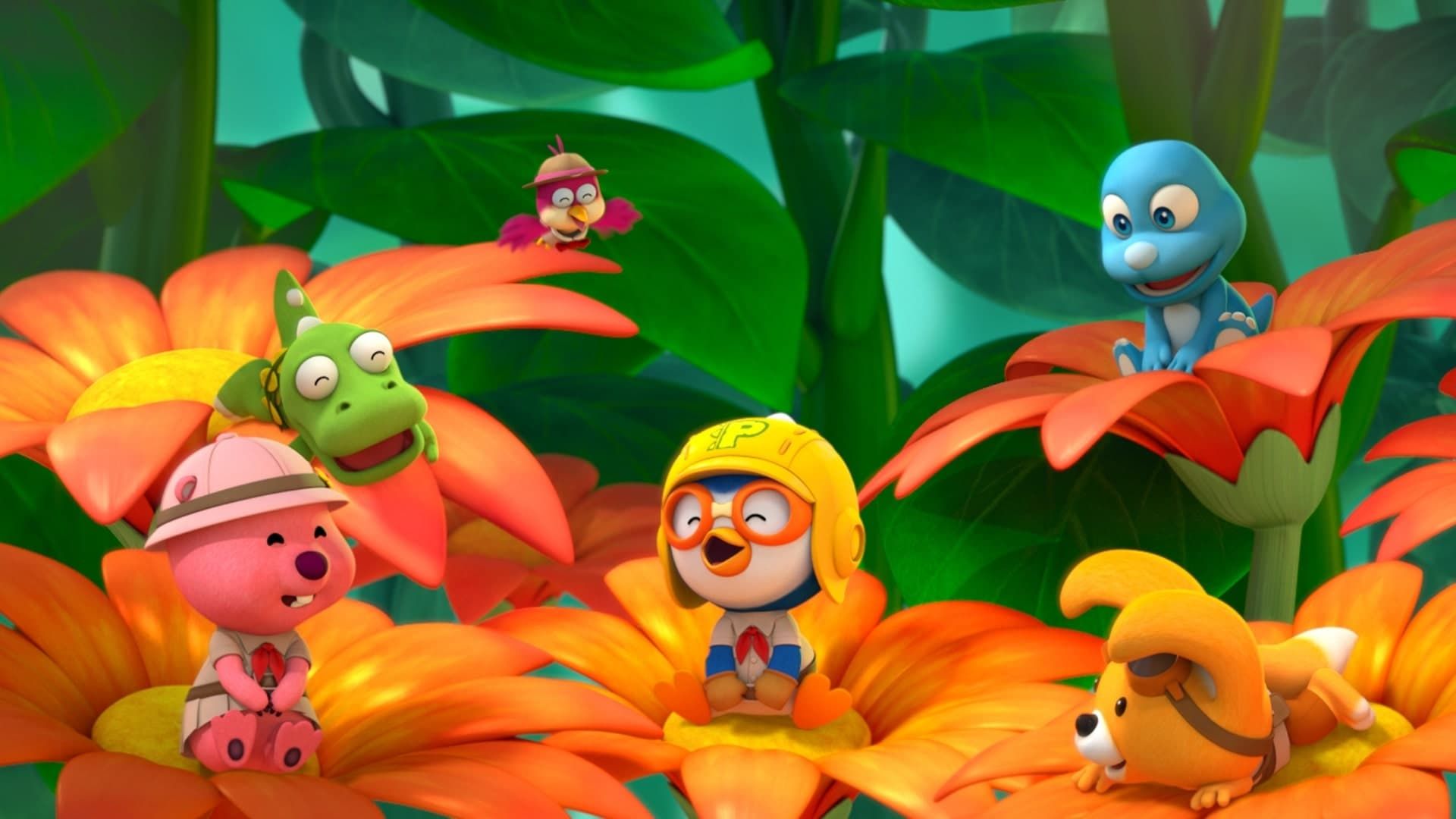 Pororo, Dinosaur Island Adventure background