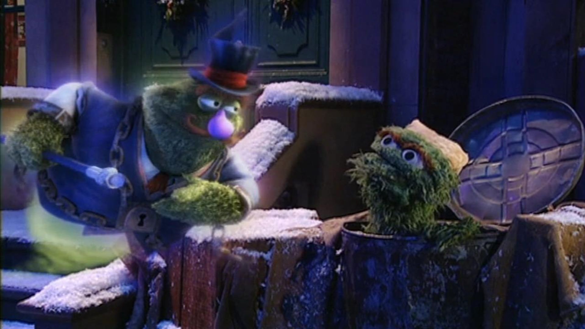 A Sesame Street Christmas Carol background