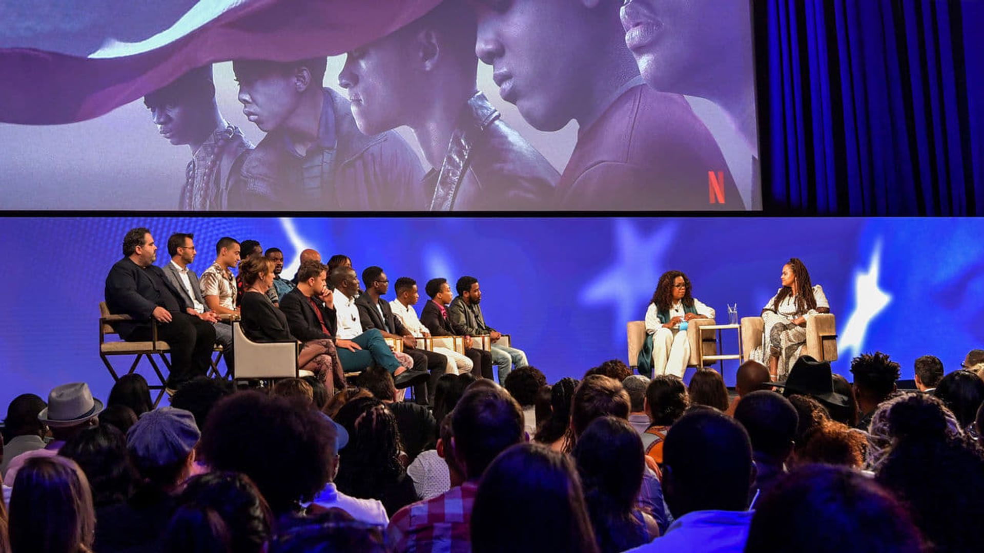 Oprah Winfrey Presents: When They See Us Now background