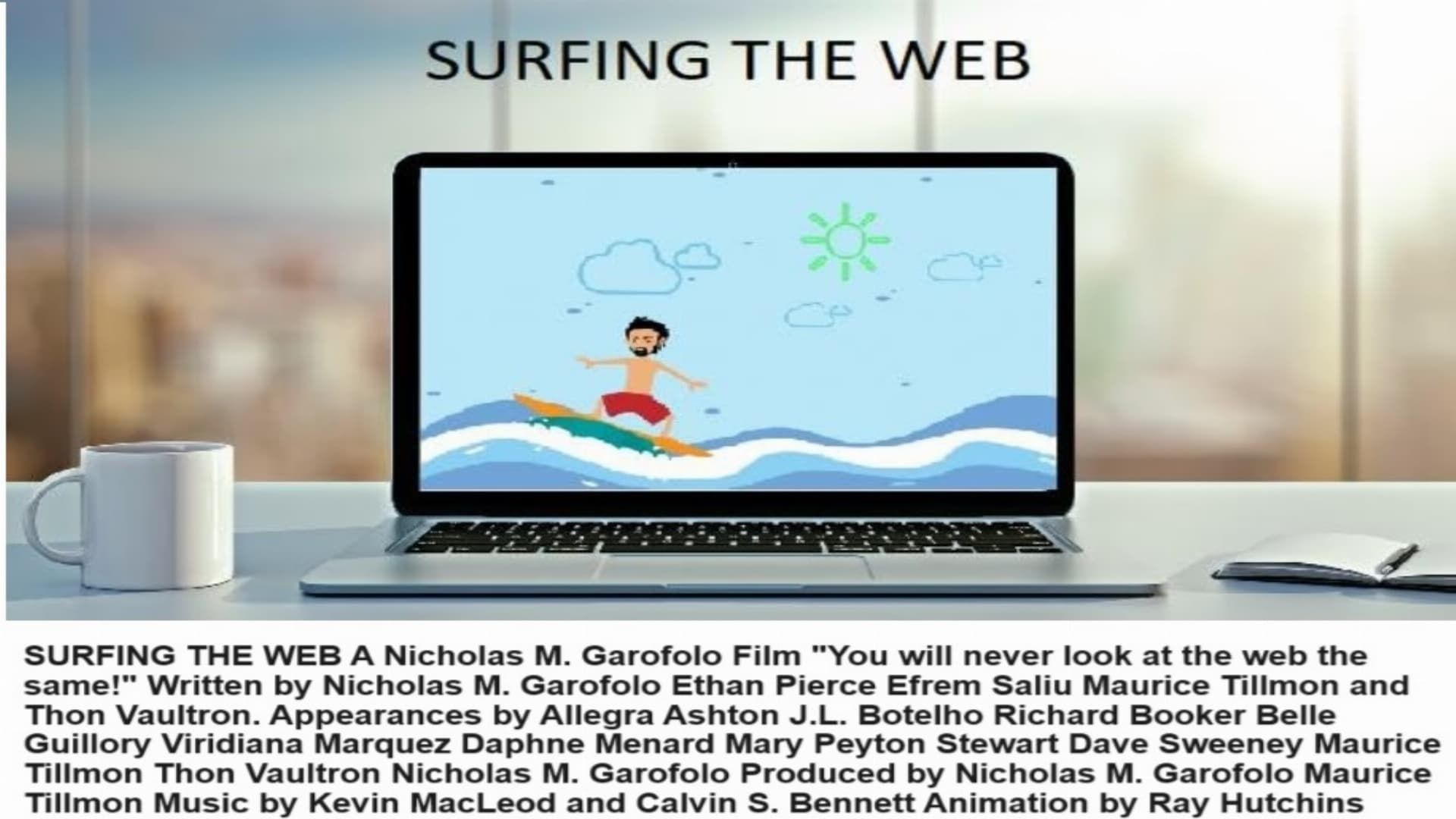 Surfing the Web background