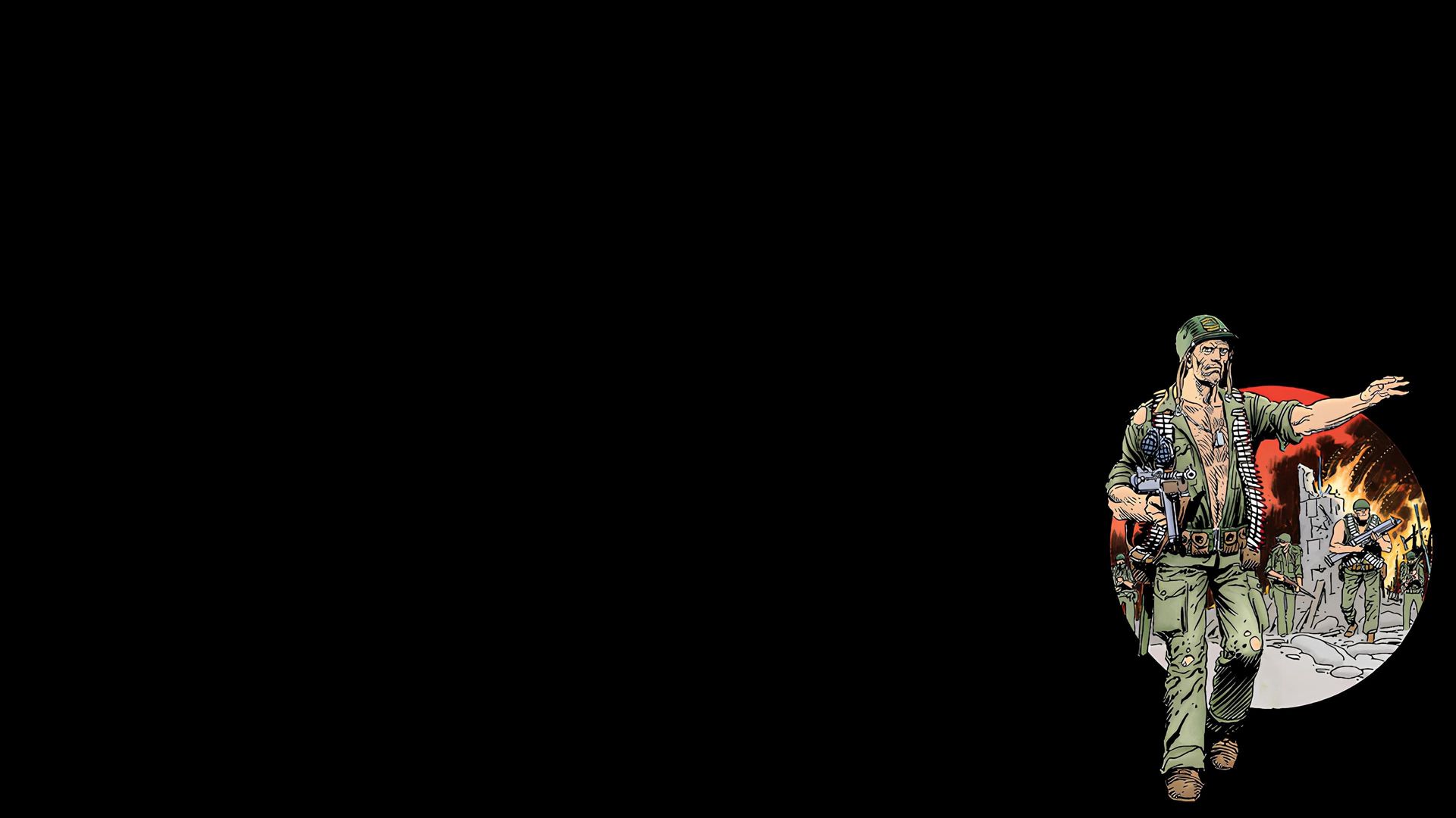 DC Showcase: Sgt. Rock background
