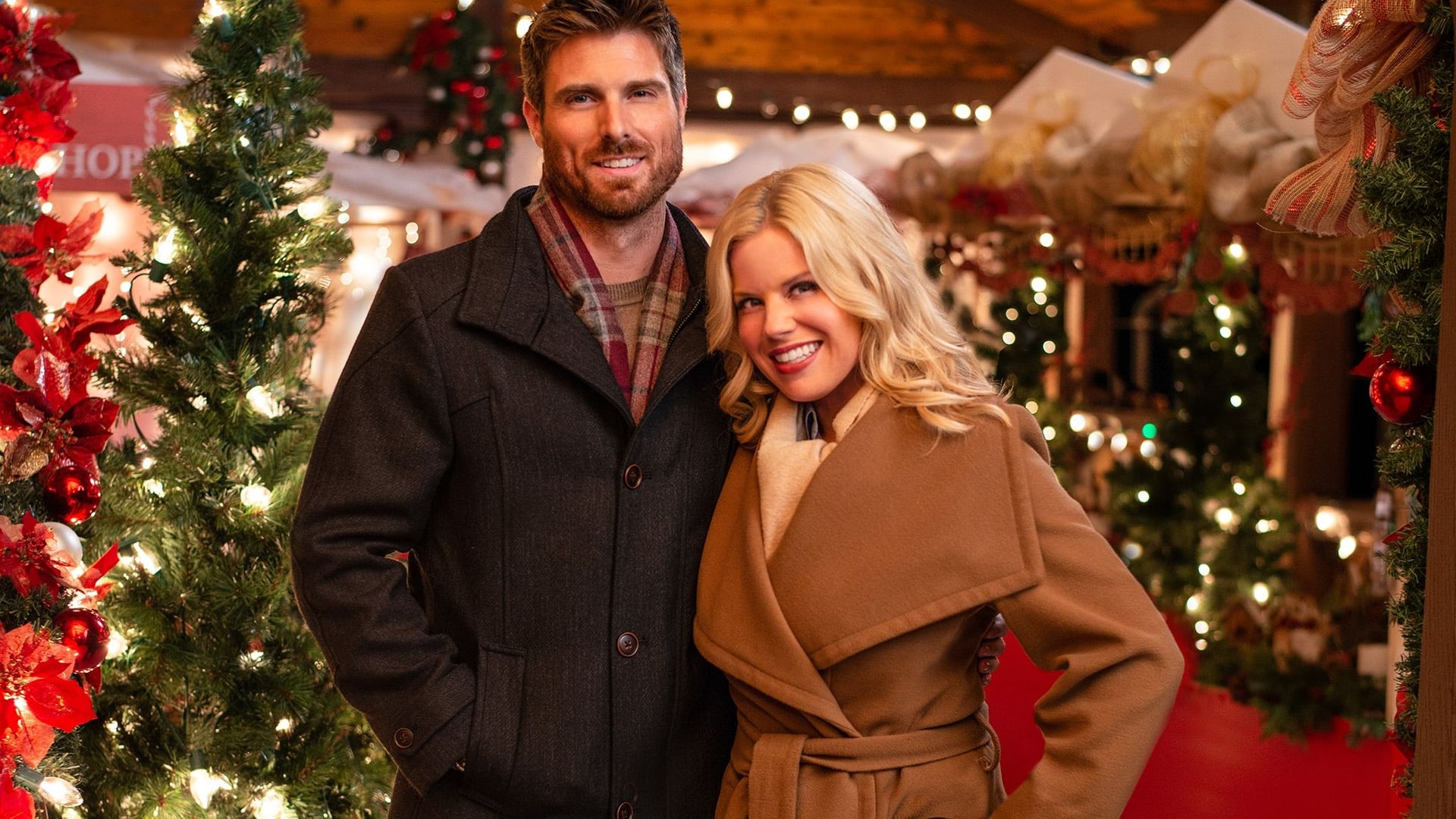 Sweet Mountain Christmas background