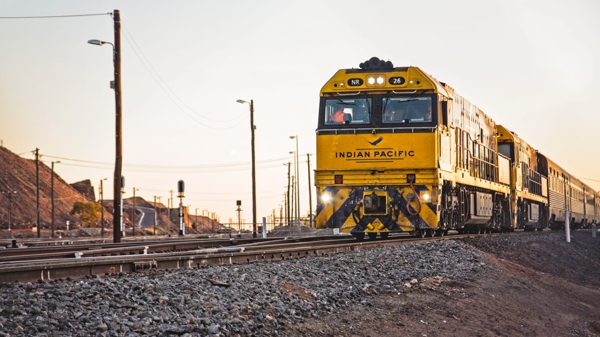 The Indian Pacific: Australia's Longest Train Journey background