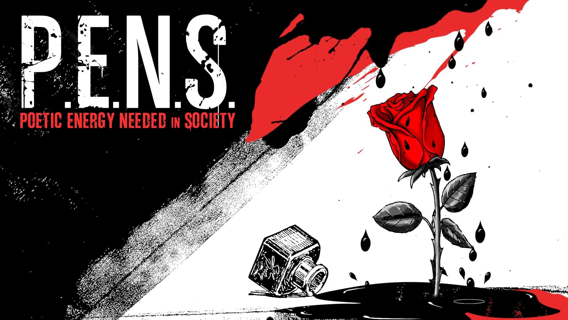 P.E.N.S. (Poetic Energy Needed in Society) background