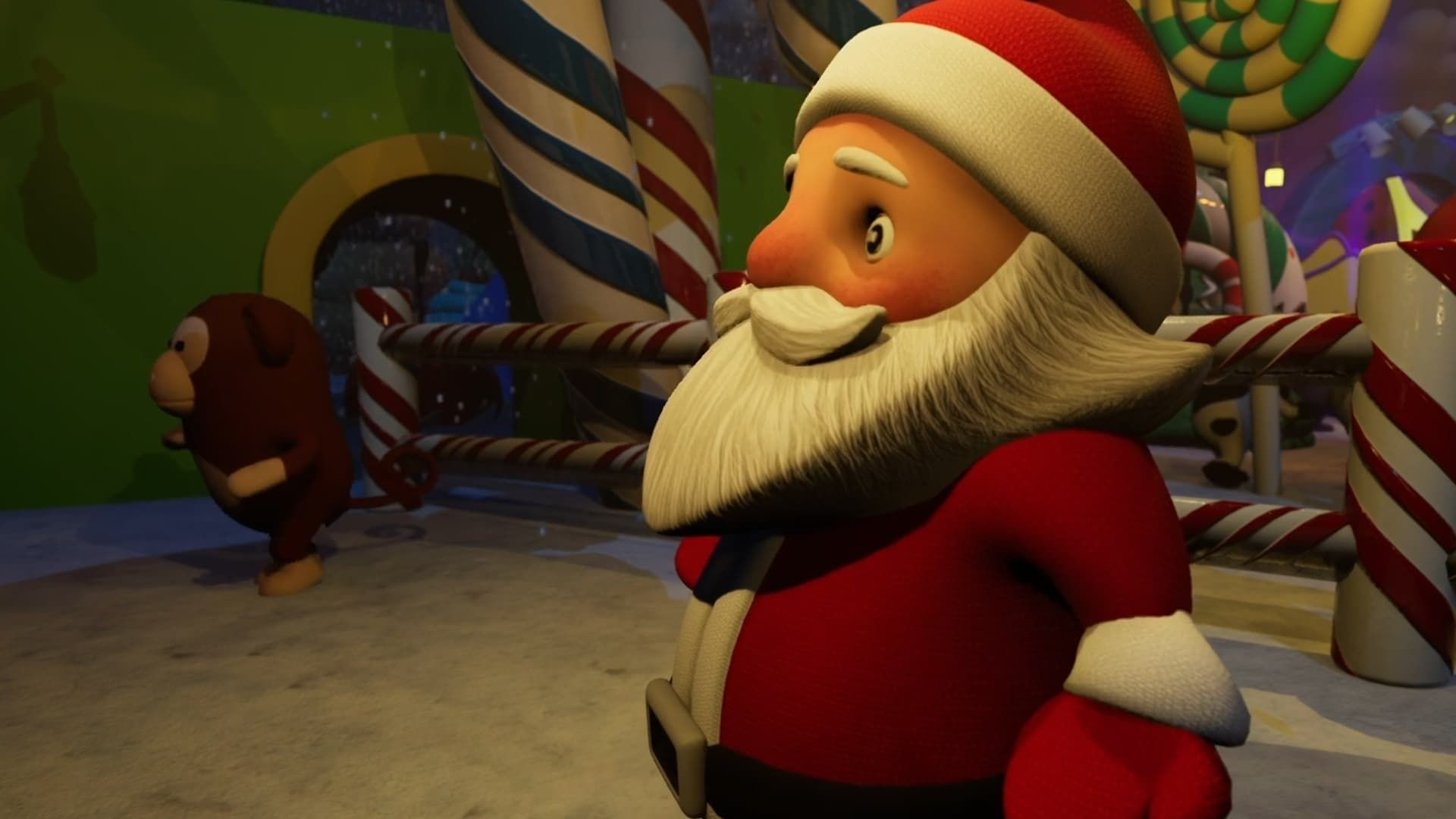 A Frozen Christmas Time background