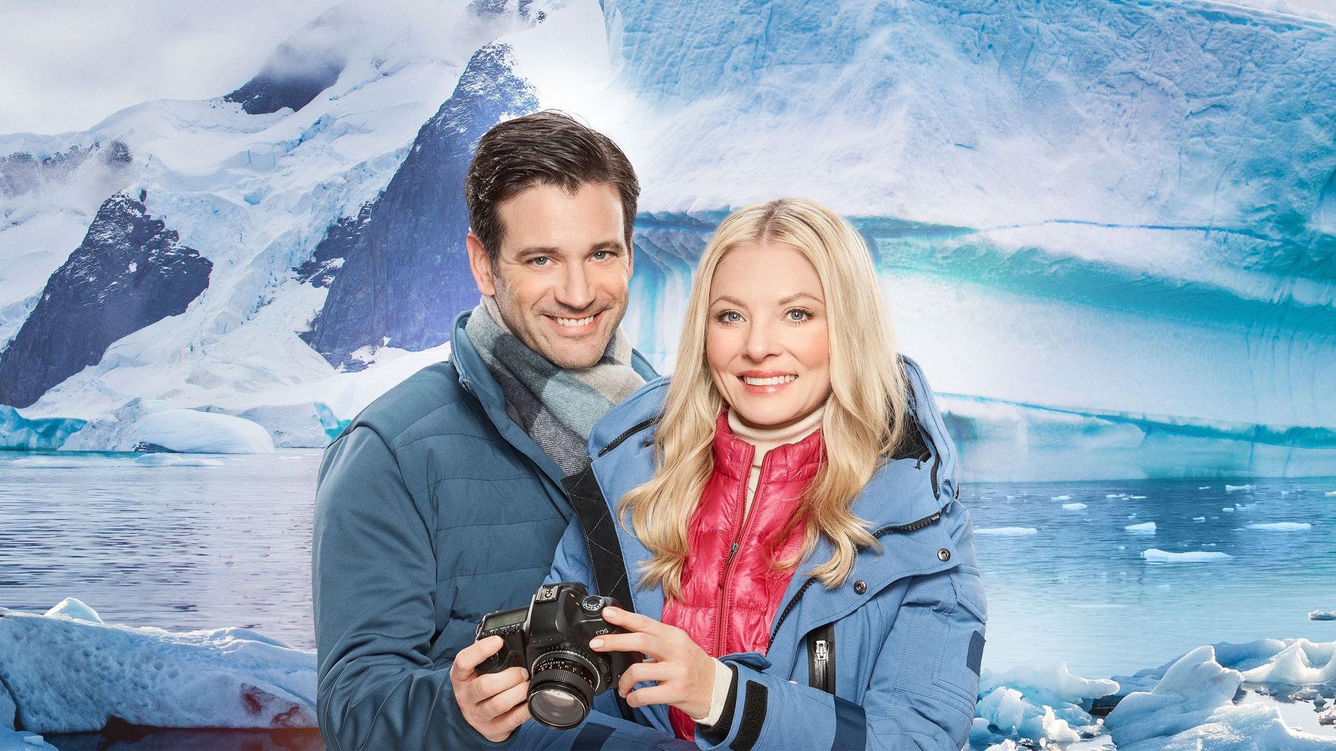 Love on Iceland background