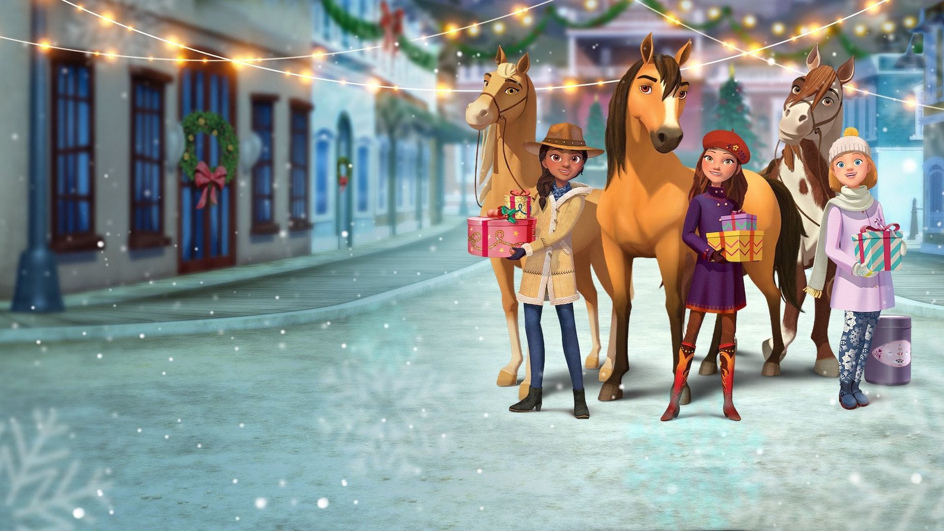 Spirit Riding Free background