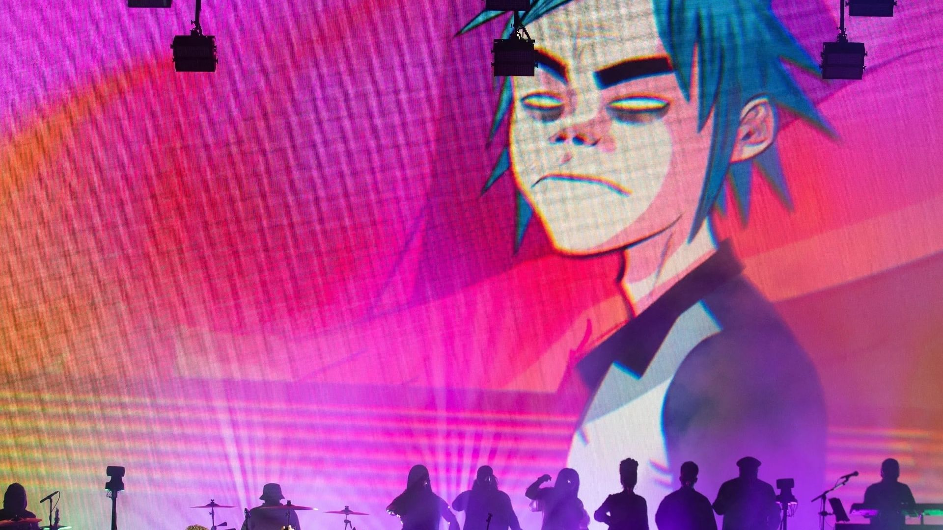 Gorillaz: Reject False Icons background