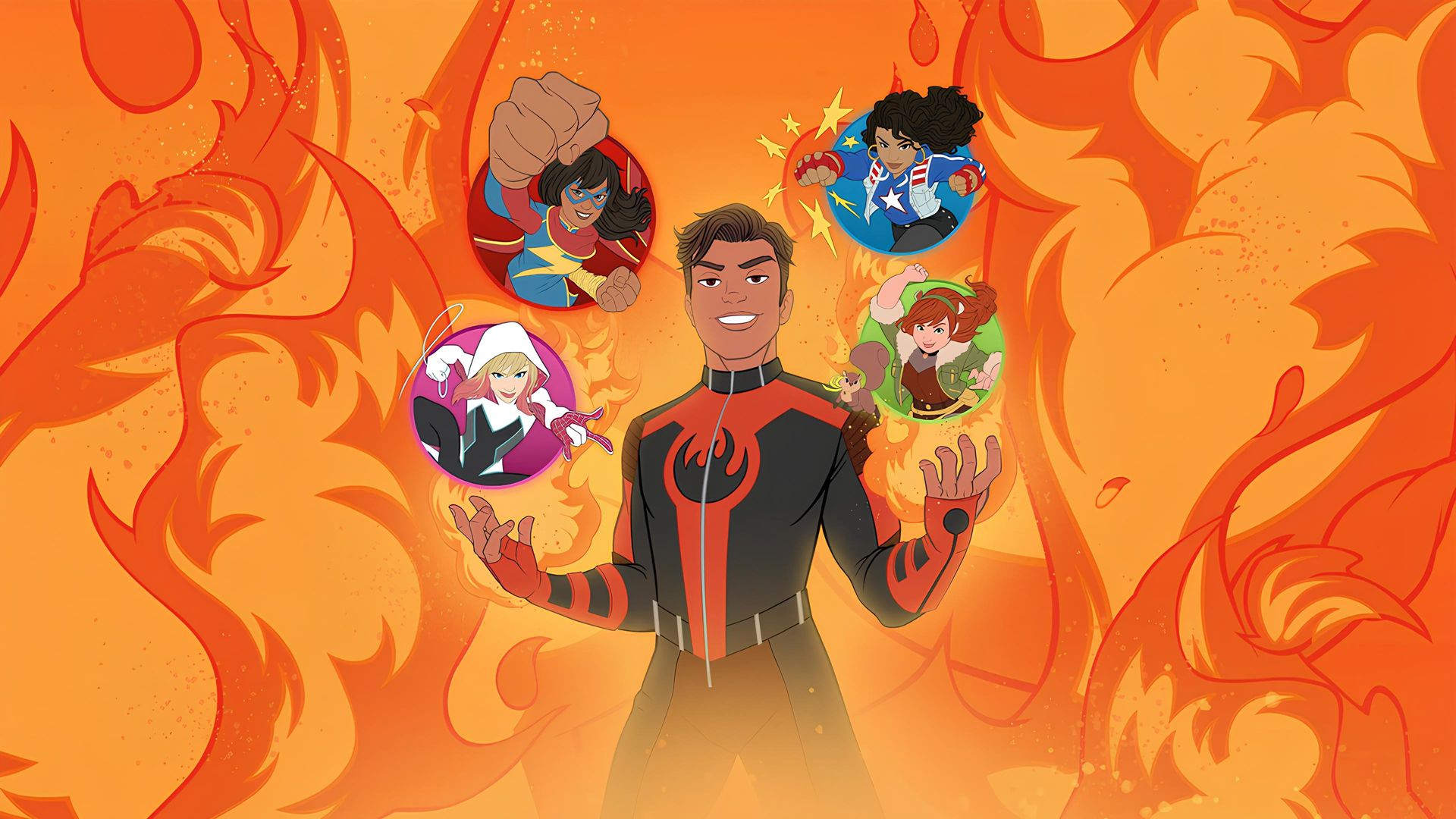 Marvel Rising: Initiation background