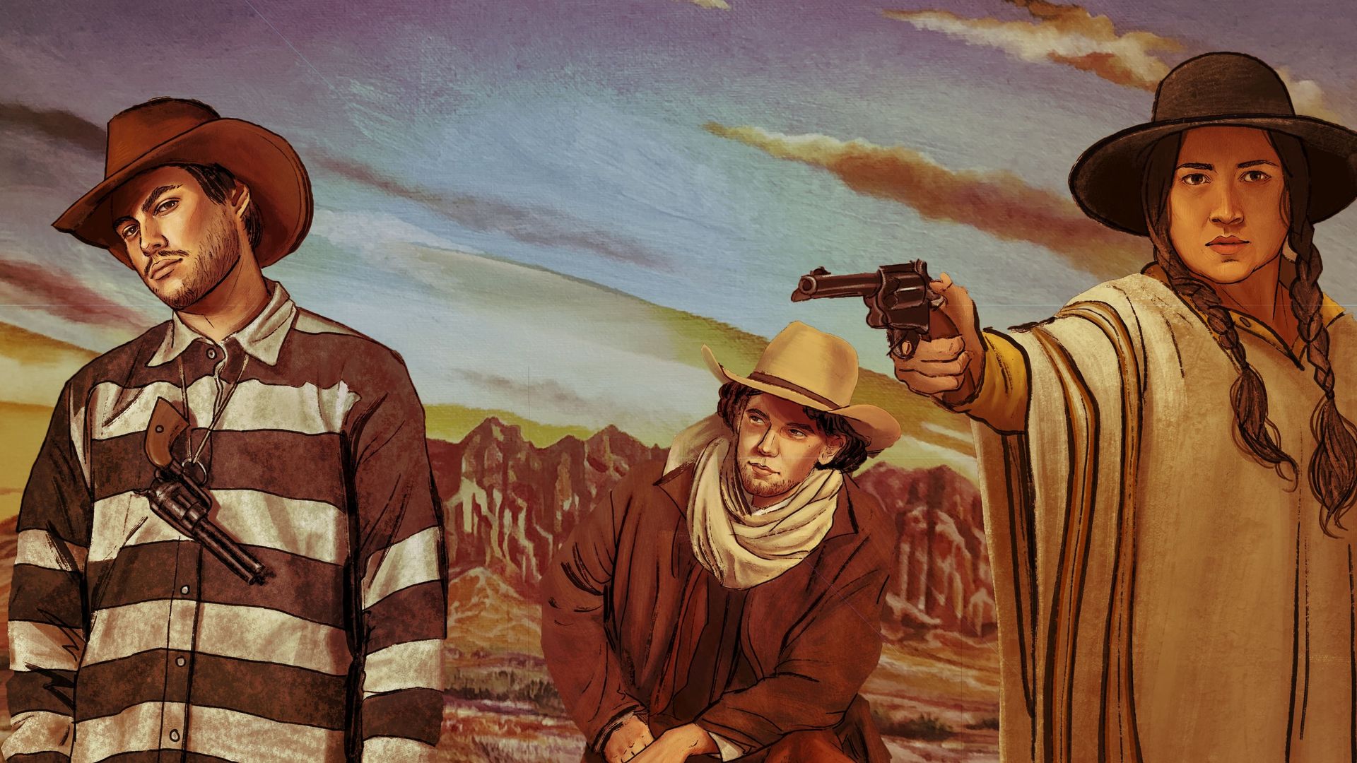 Quantum Cowboys background