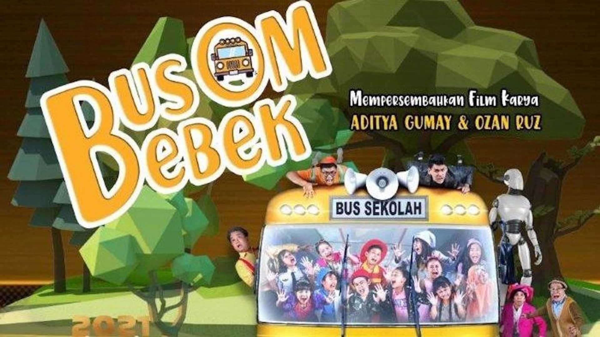 Bus Om Bebek background