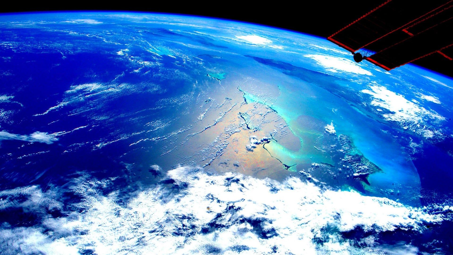 Man Made Planet: Earth from Space background