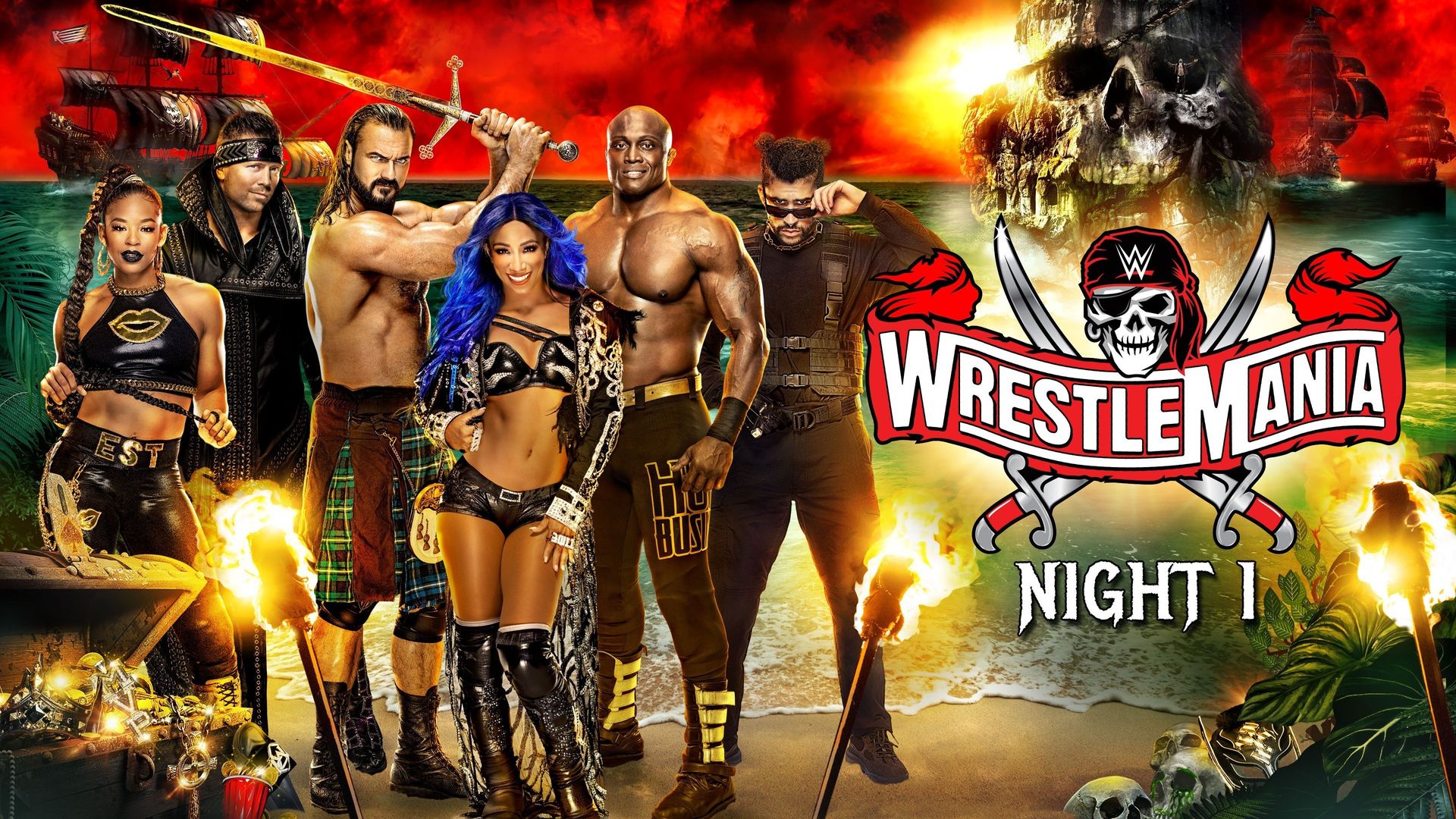 WrestleMania 37 background